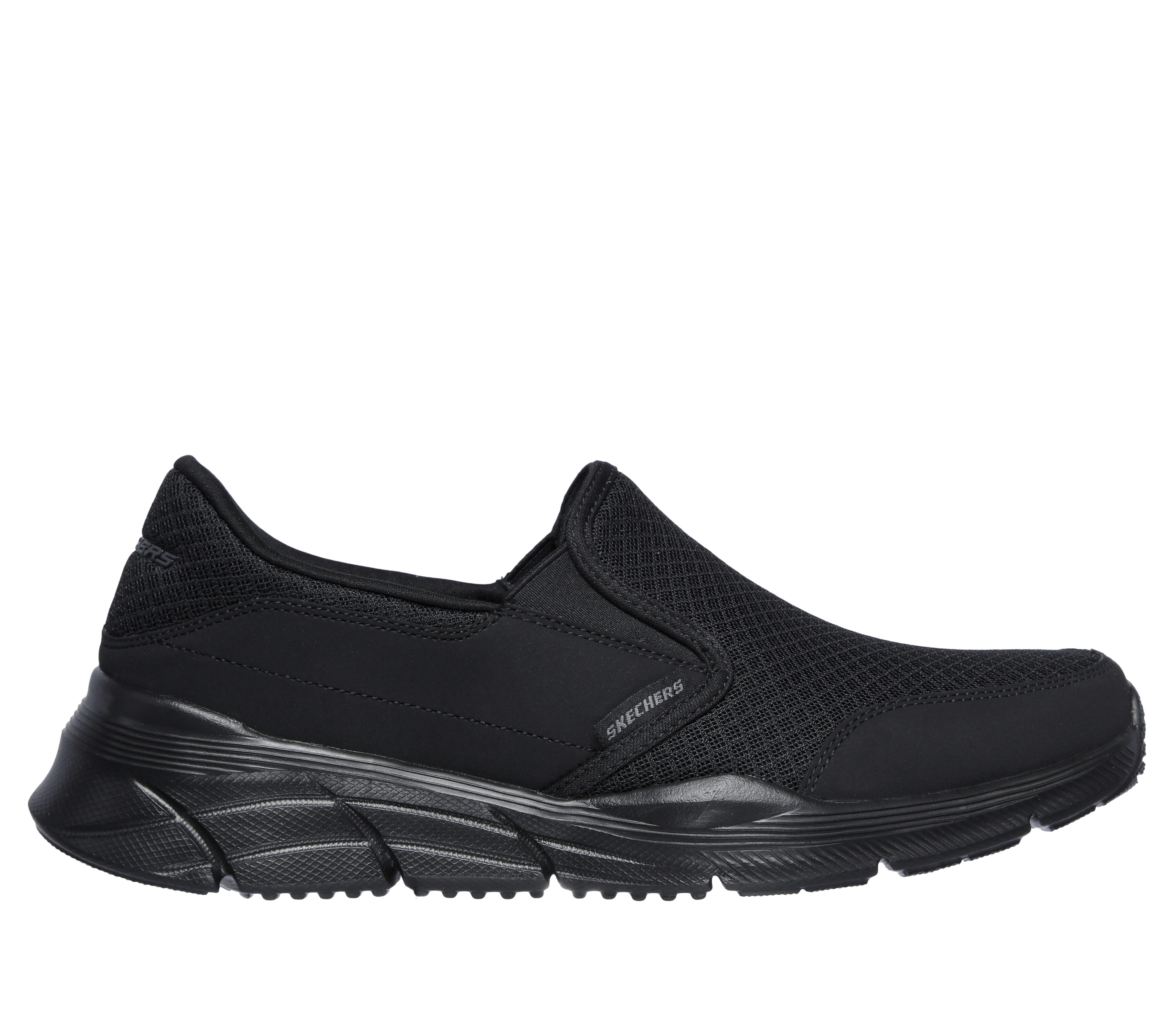 skechers men's slip on shoes wide width