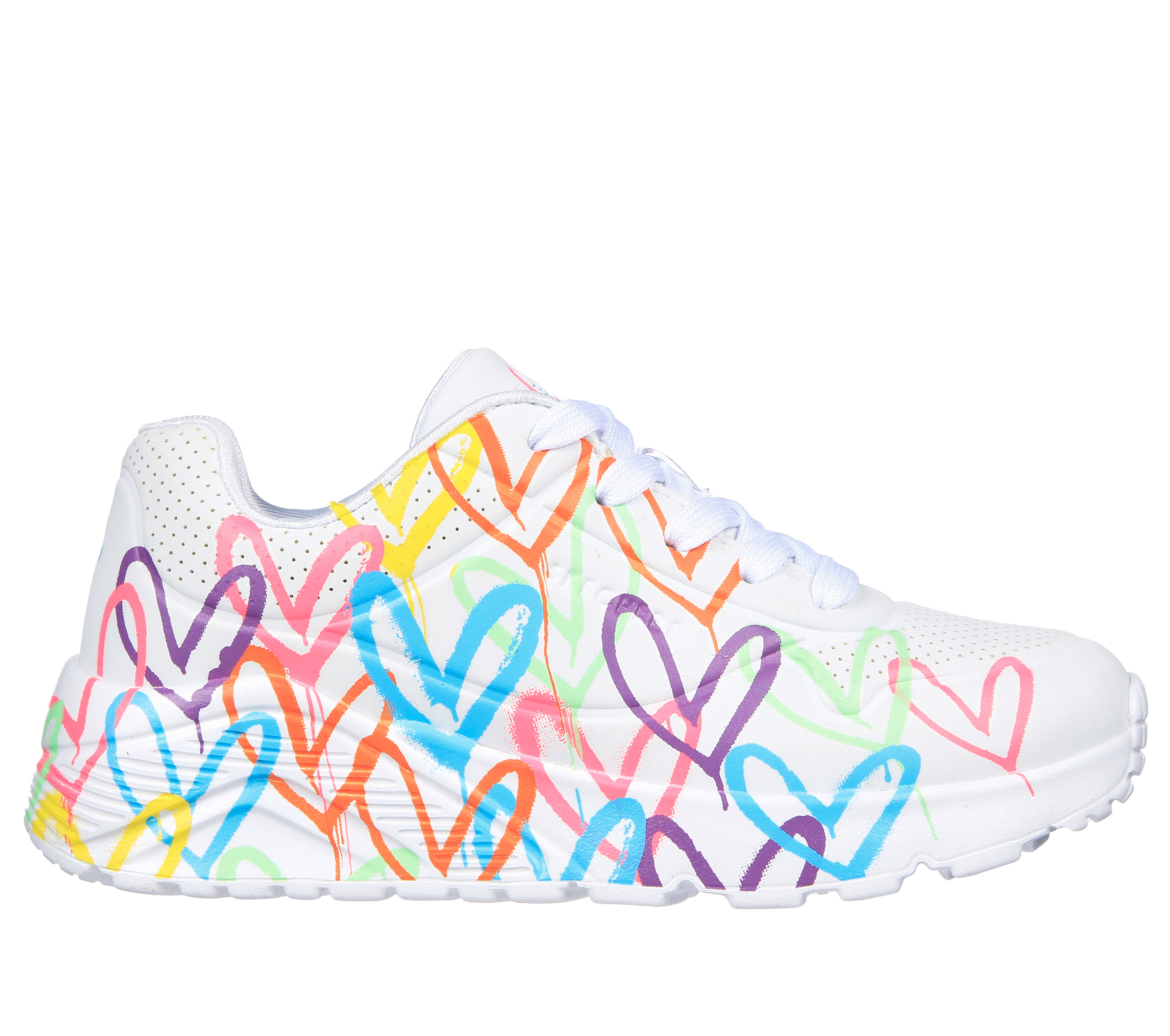 Zapatos deportivos top skechers niñas white