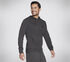 GO KNIT Pique Pullover Hoodie, CHARCOAL, swatch