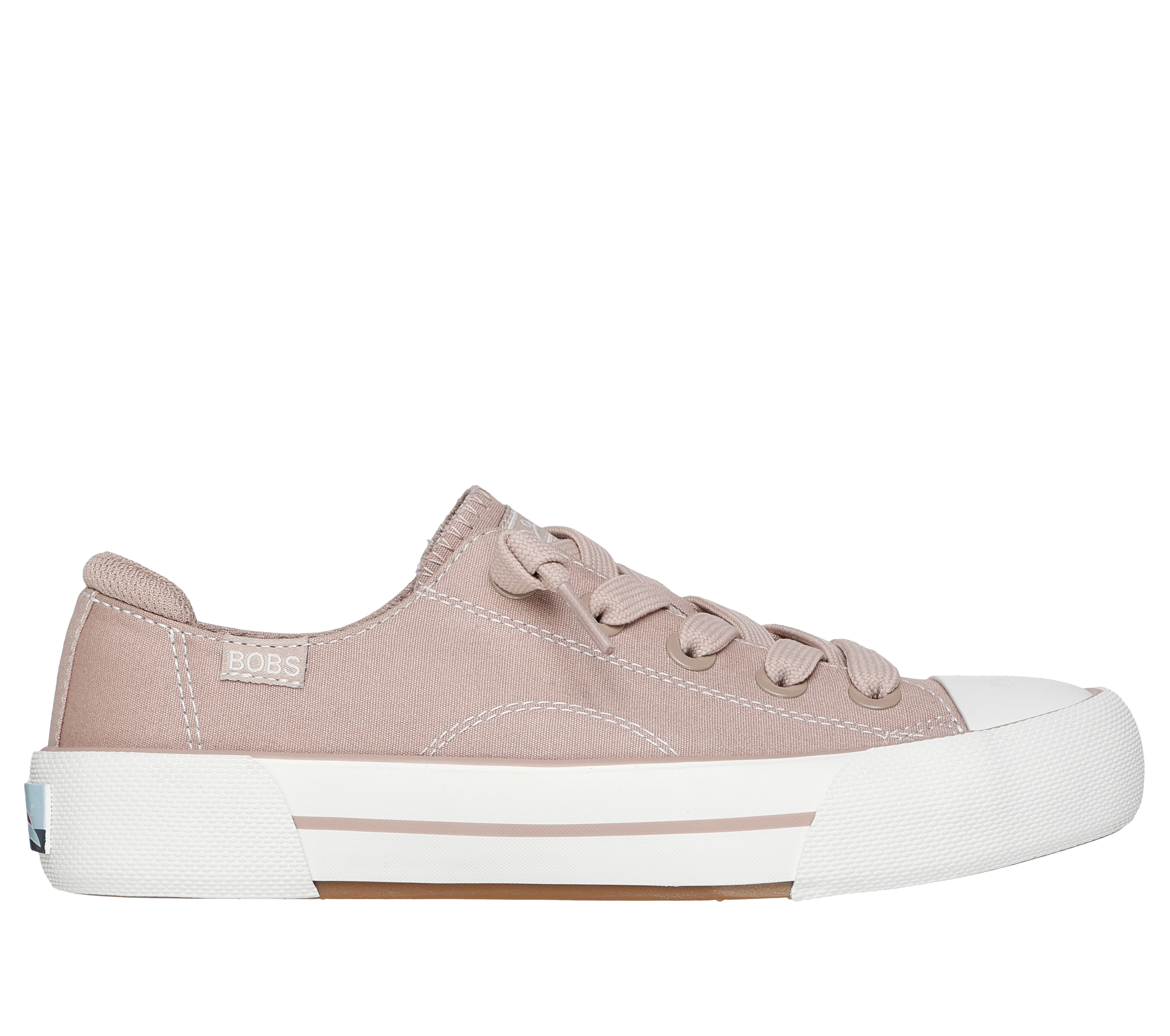 Skechers Women s Bobs Arch Fit Utopia Arching Moon Sneaker Size 8.5 Tan Textile