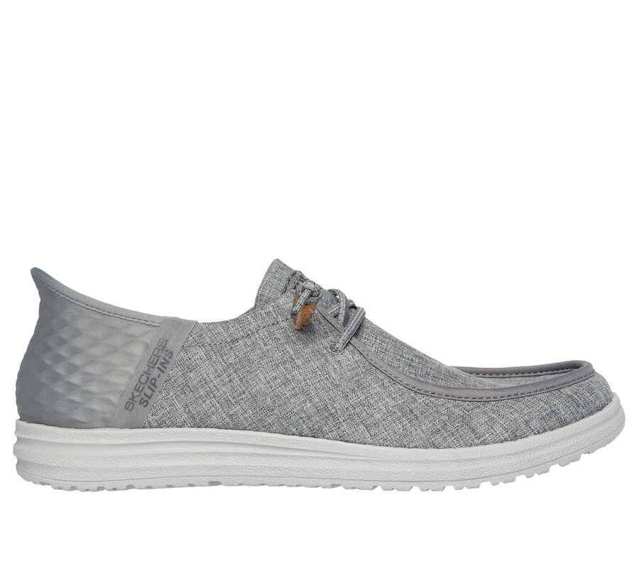Skechers panelled slip on shoes Clearance