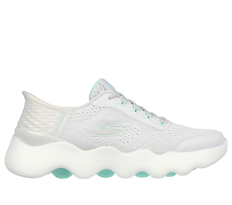 Skechers Slip-ins: GO WALK Massage Fit, GRAY / AQUA, largeimage number 0