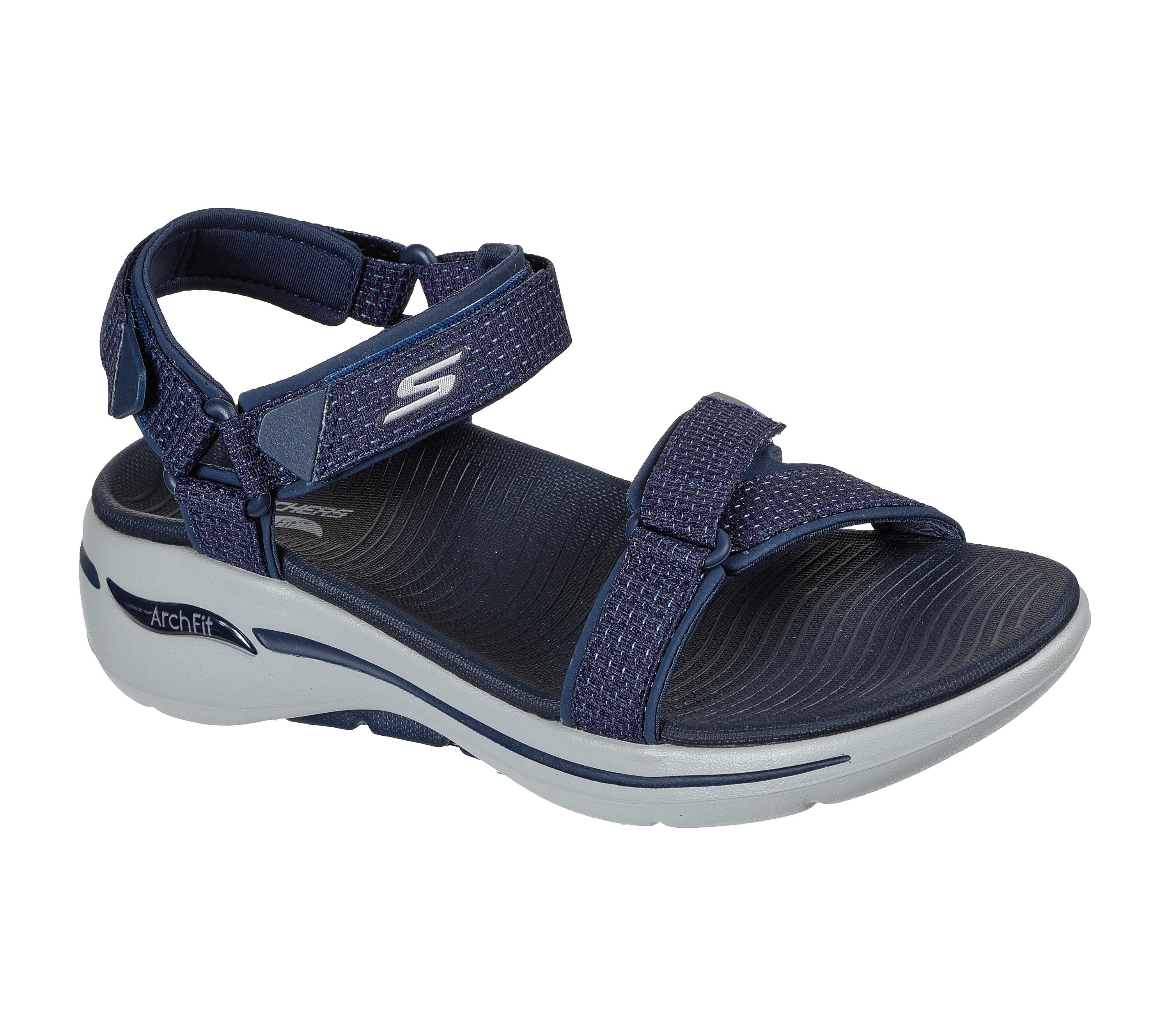 skechers navy sandals