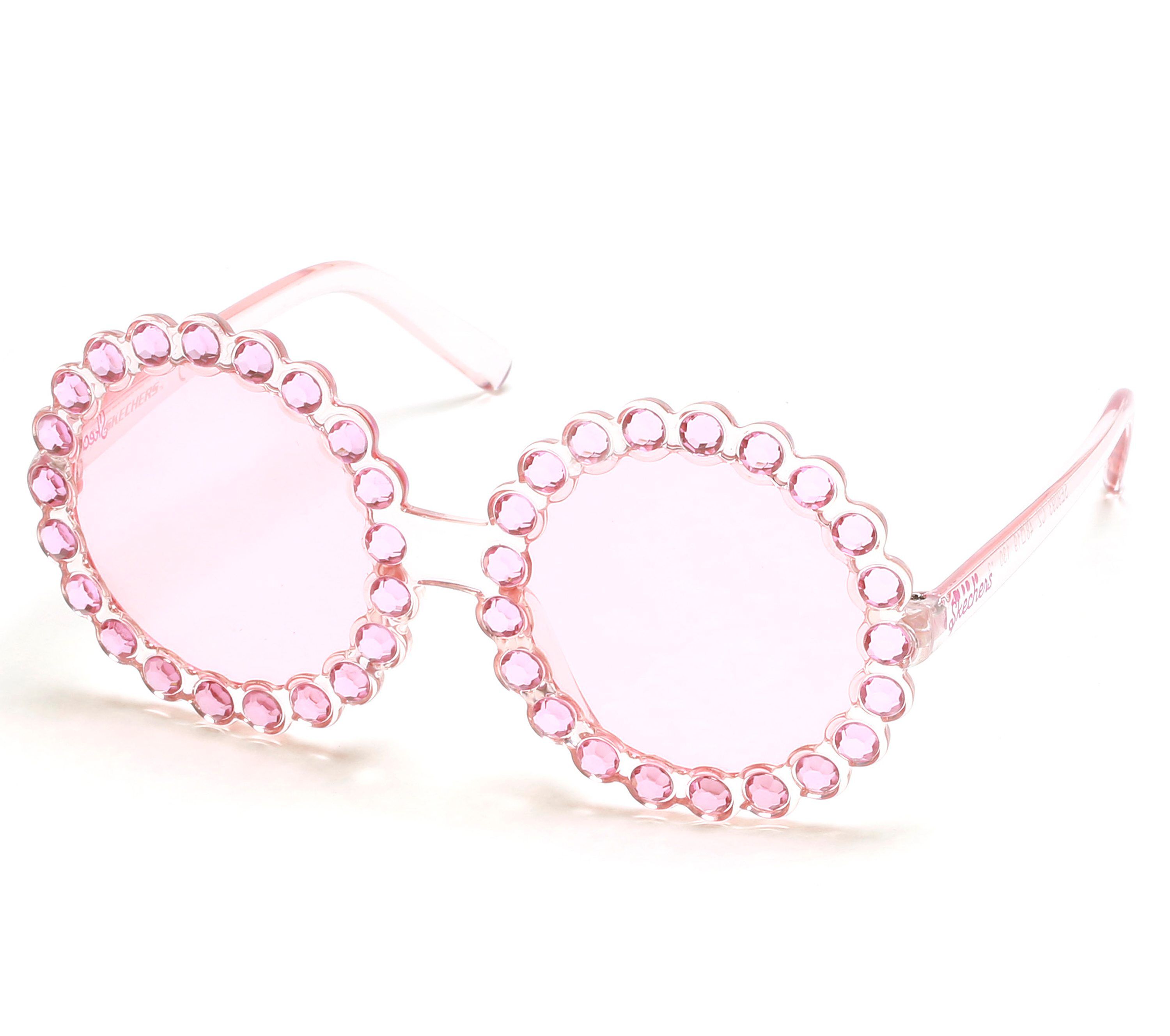 Round Rhinestone Sunglasses