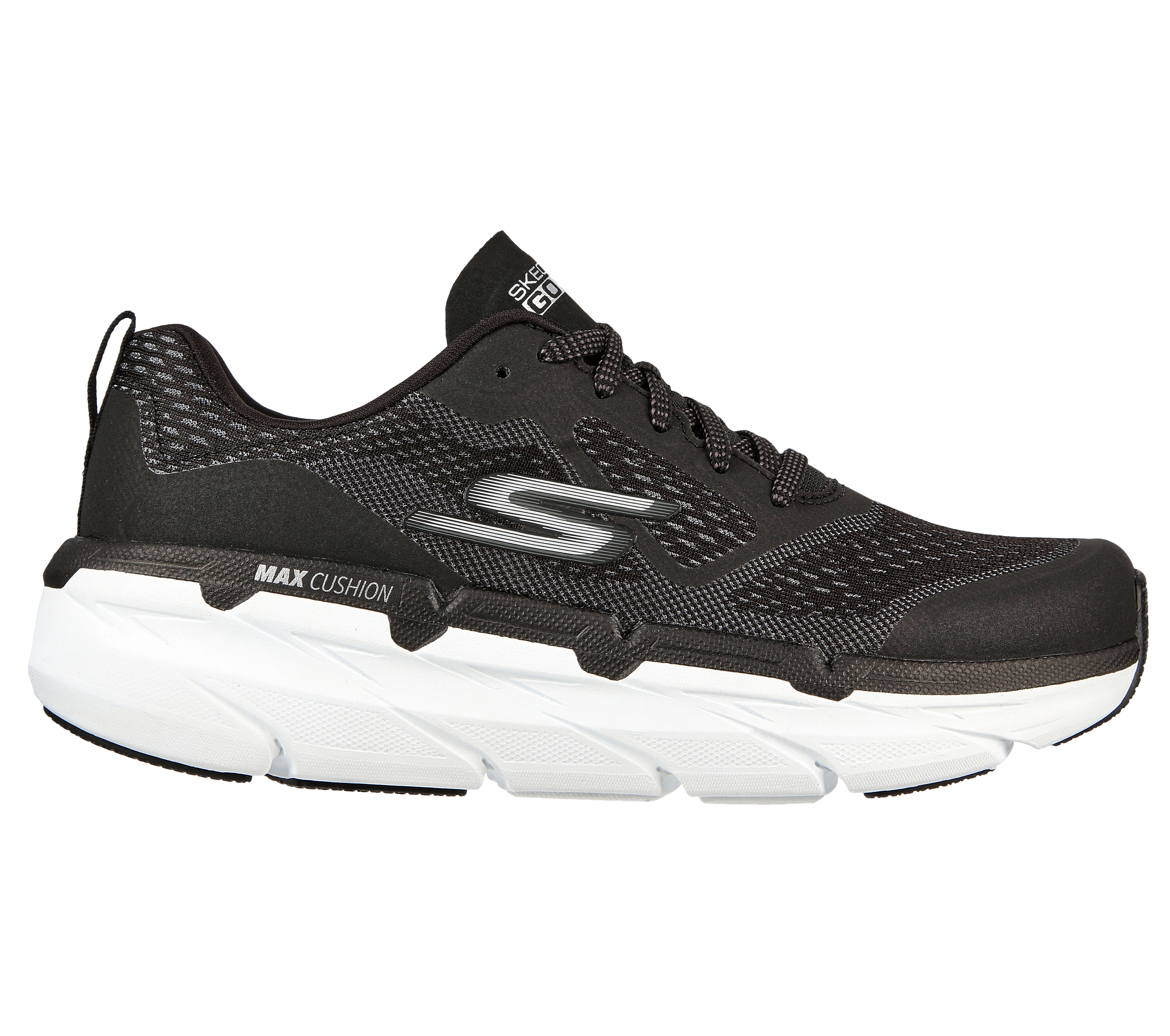 skechers black and white