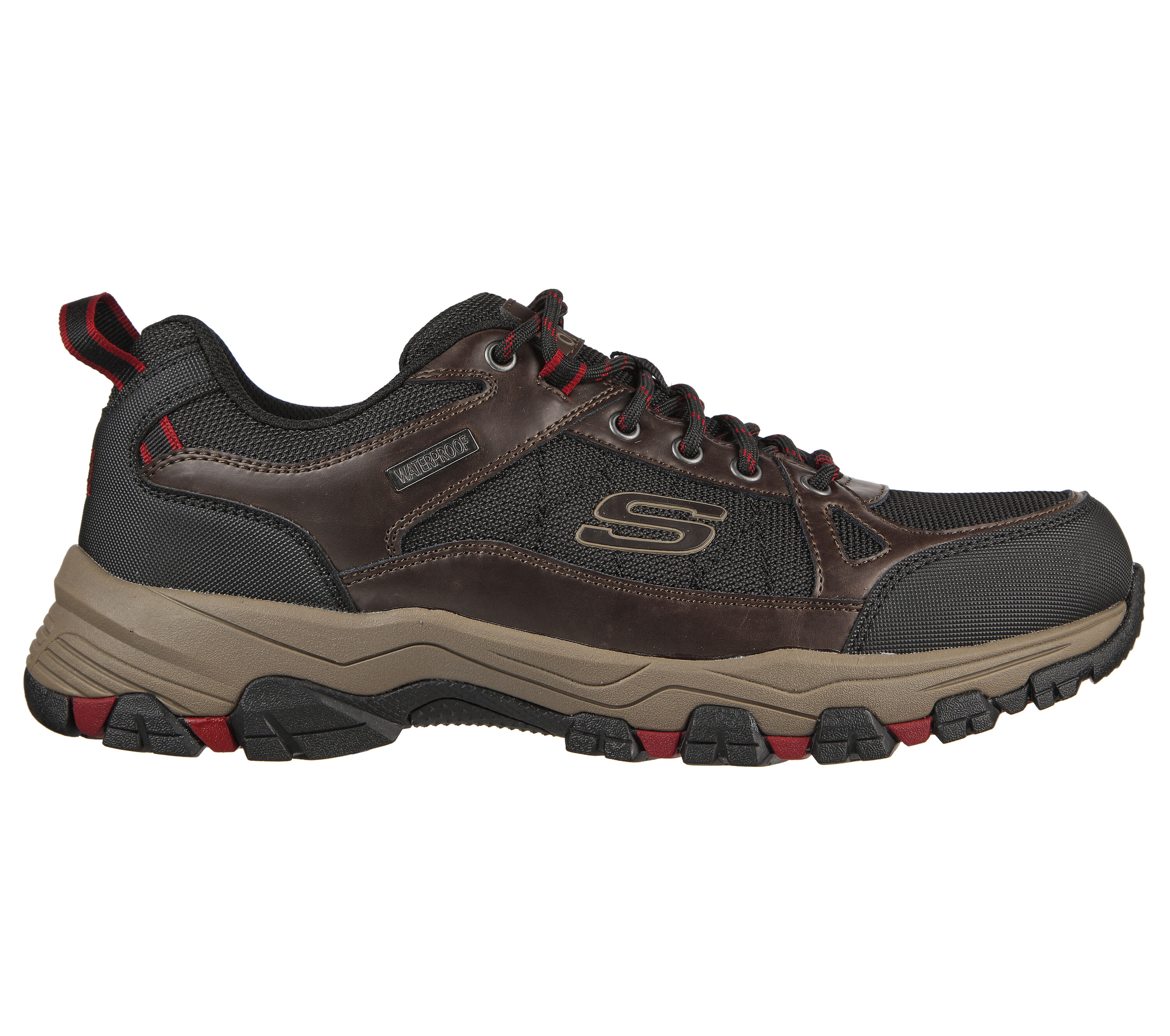 skechers relaxed fit selmen cormack men's waterproof trail sneakers