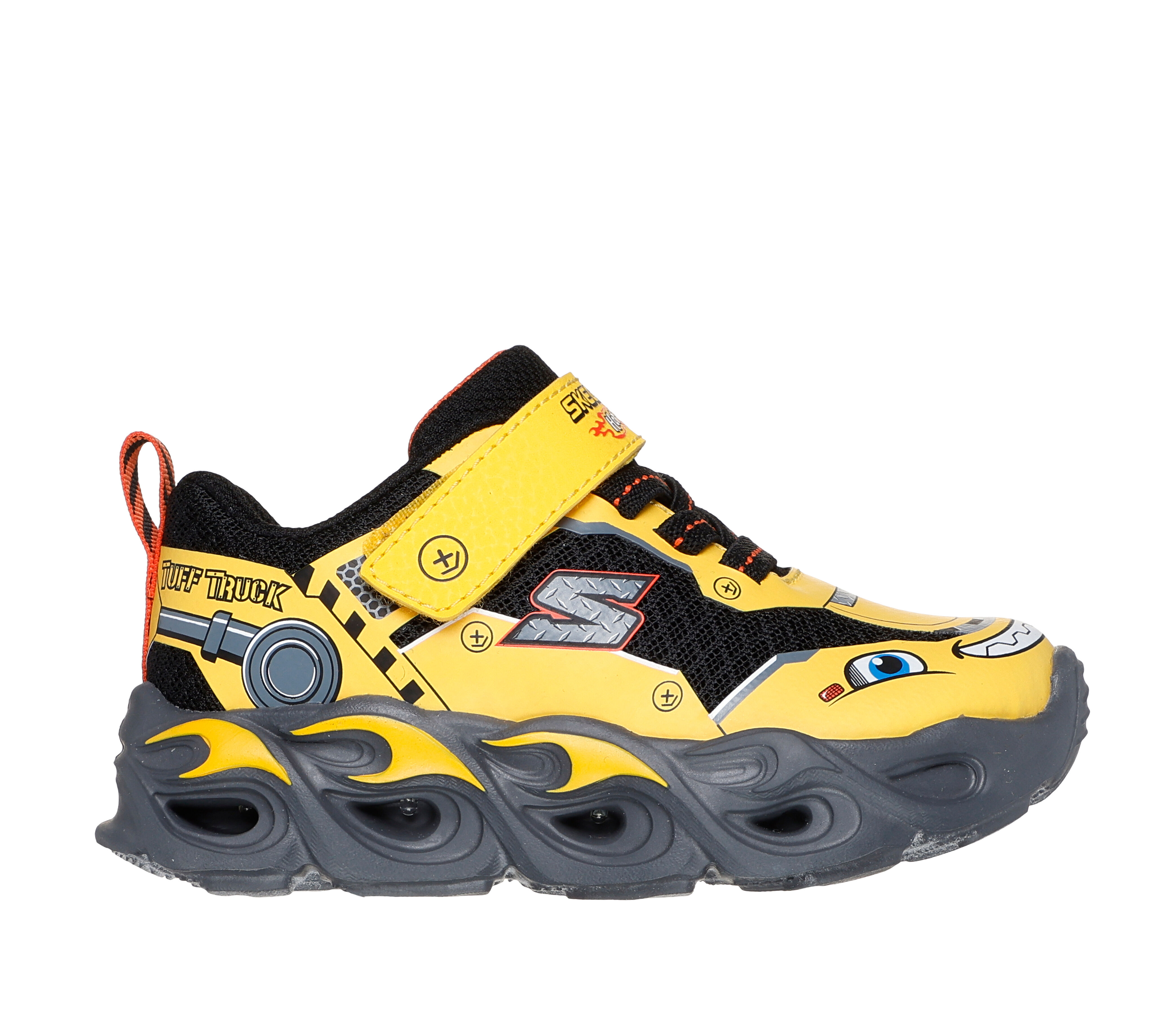 Black and yellow skechers 2025
