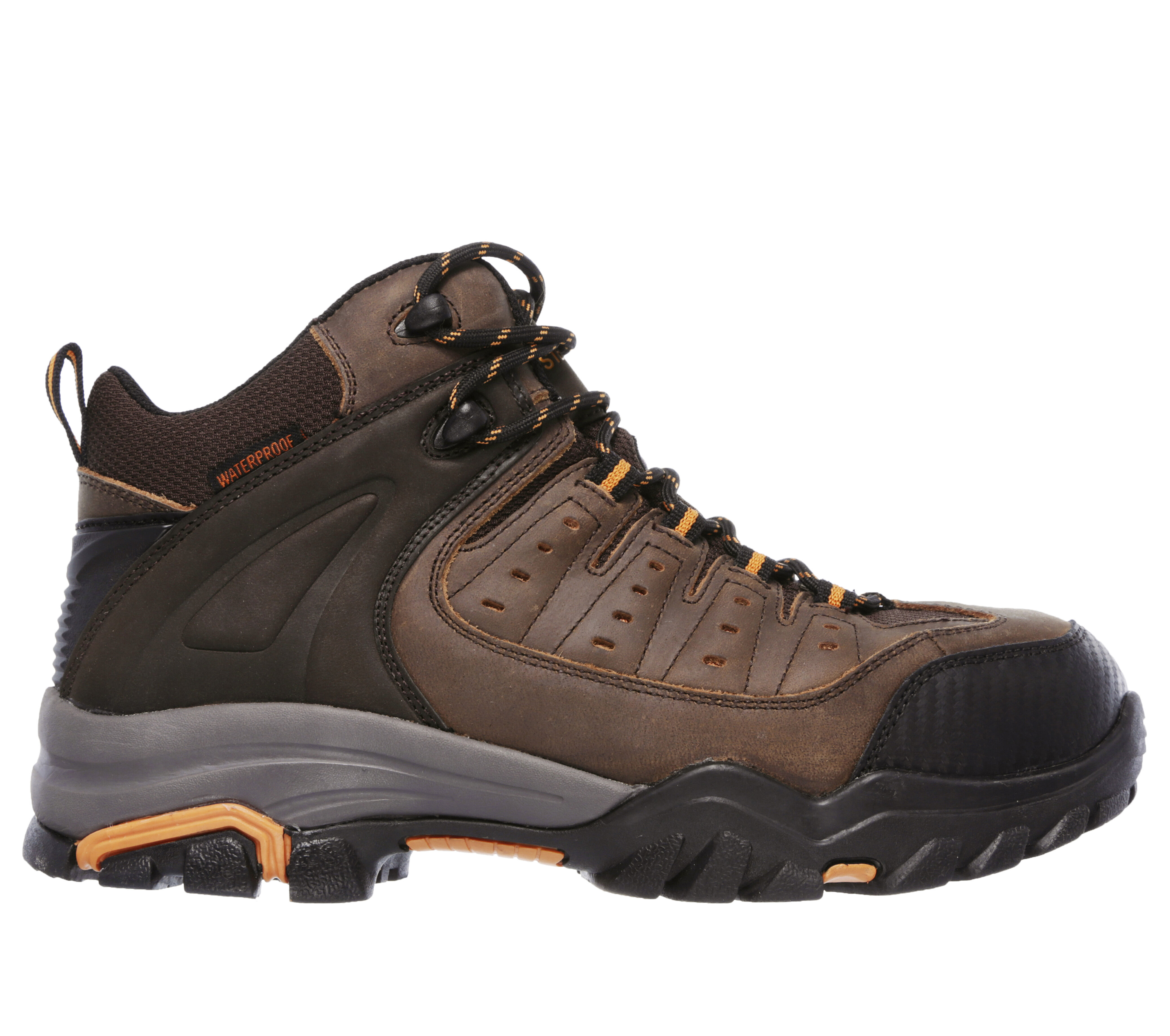 skechers mens brown boots