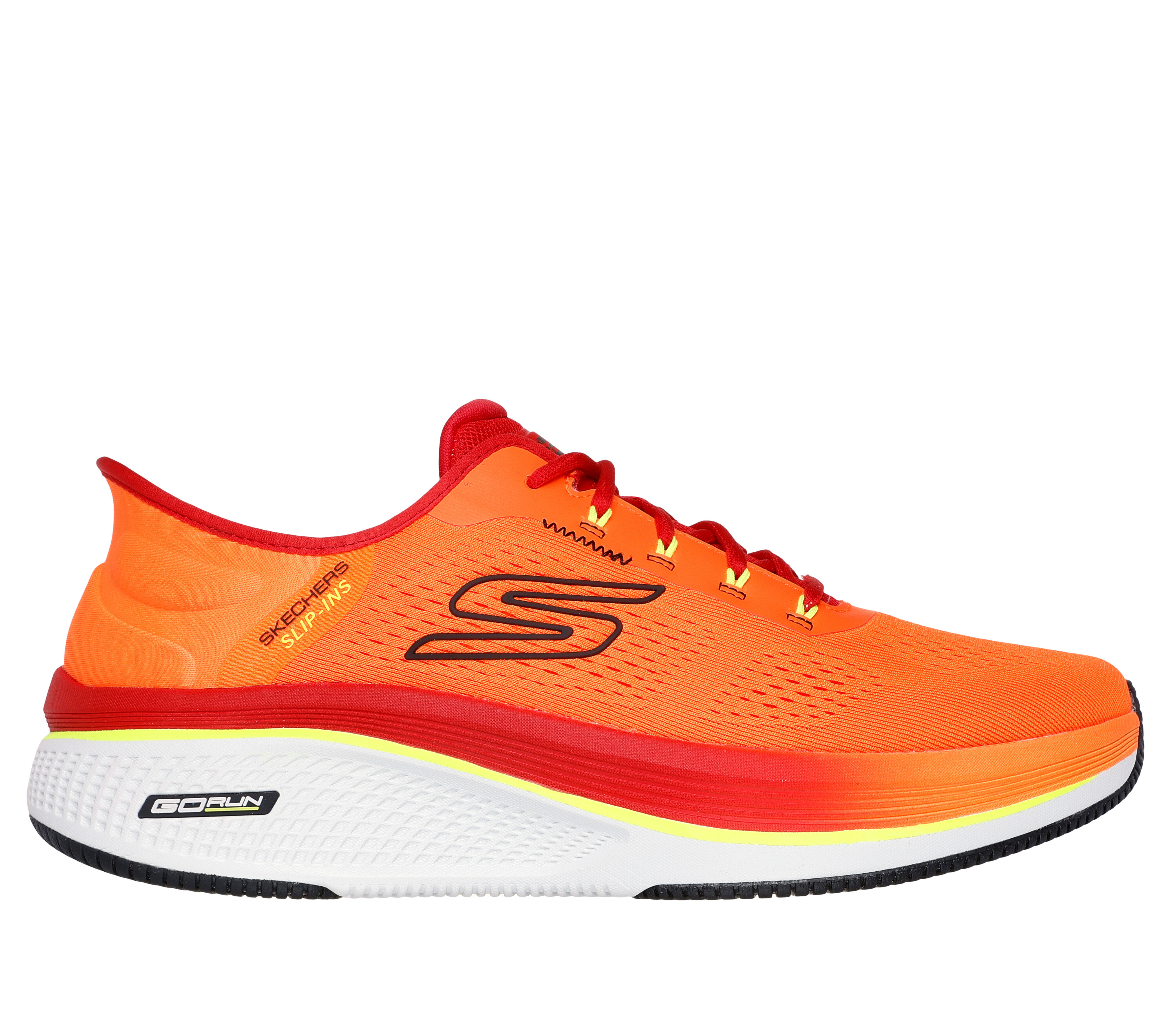 Skechers running orange top