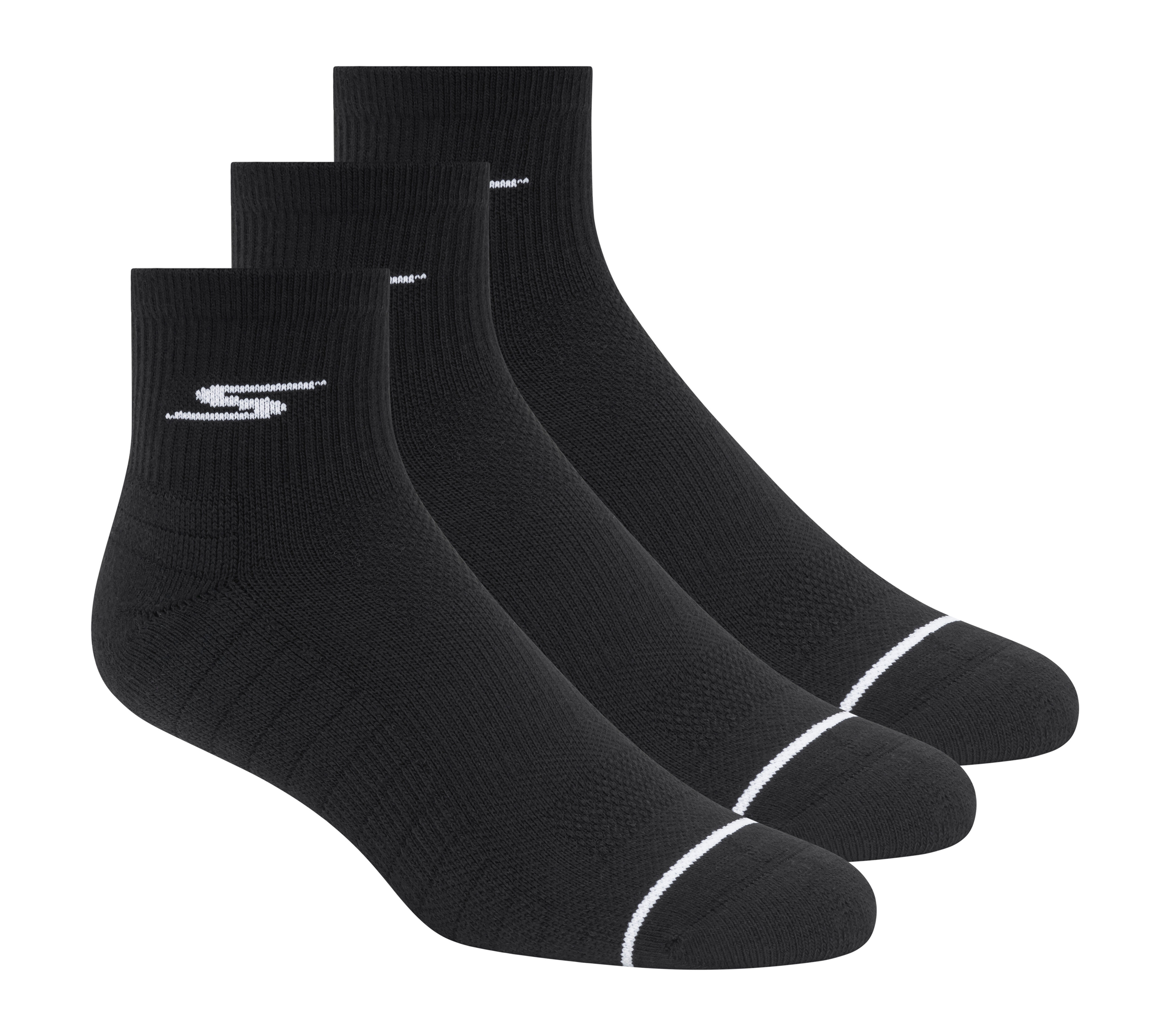 Quarter Premium Basic Socks - 3 Pack