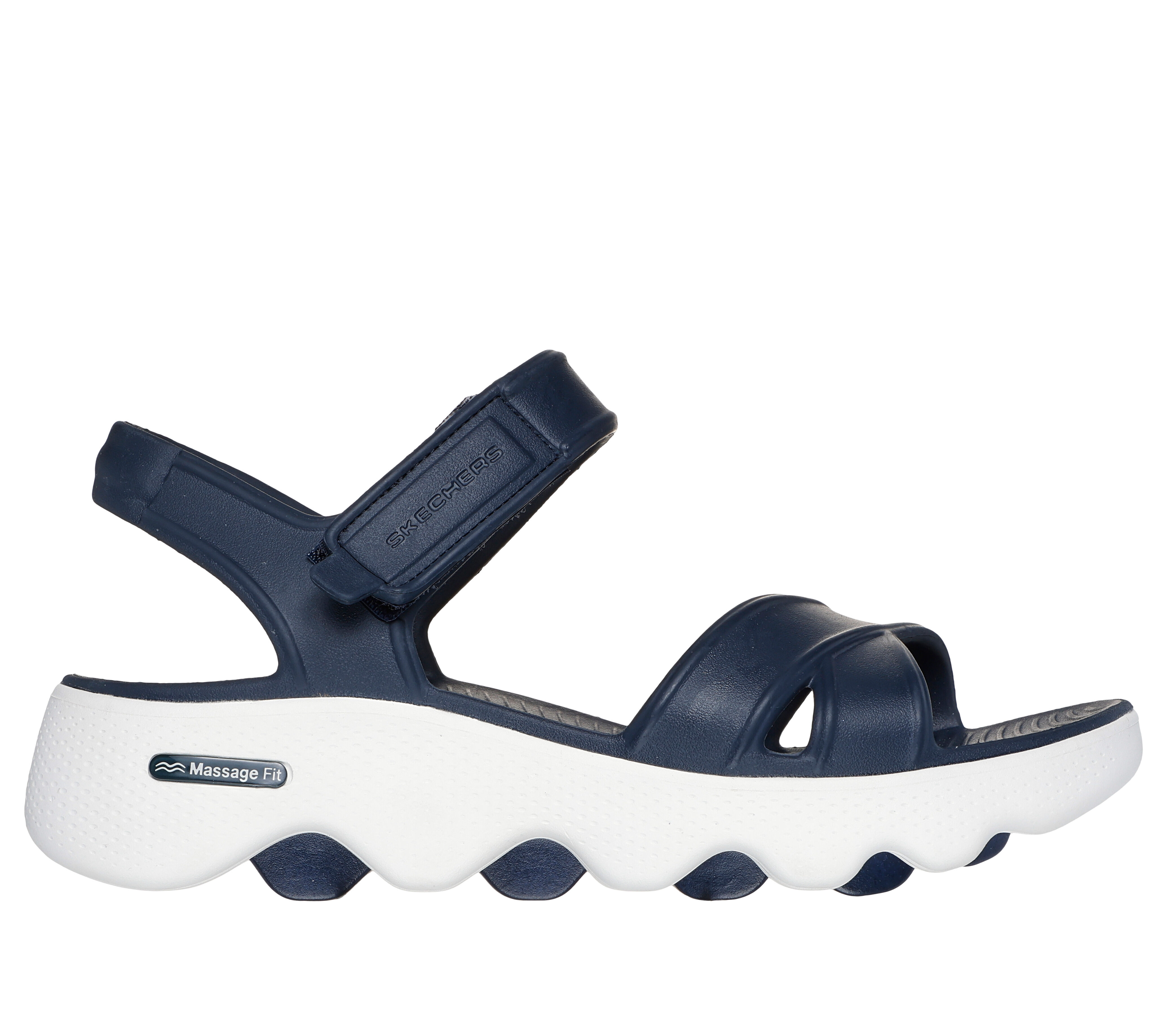 Sketchers blue sandals top
