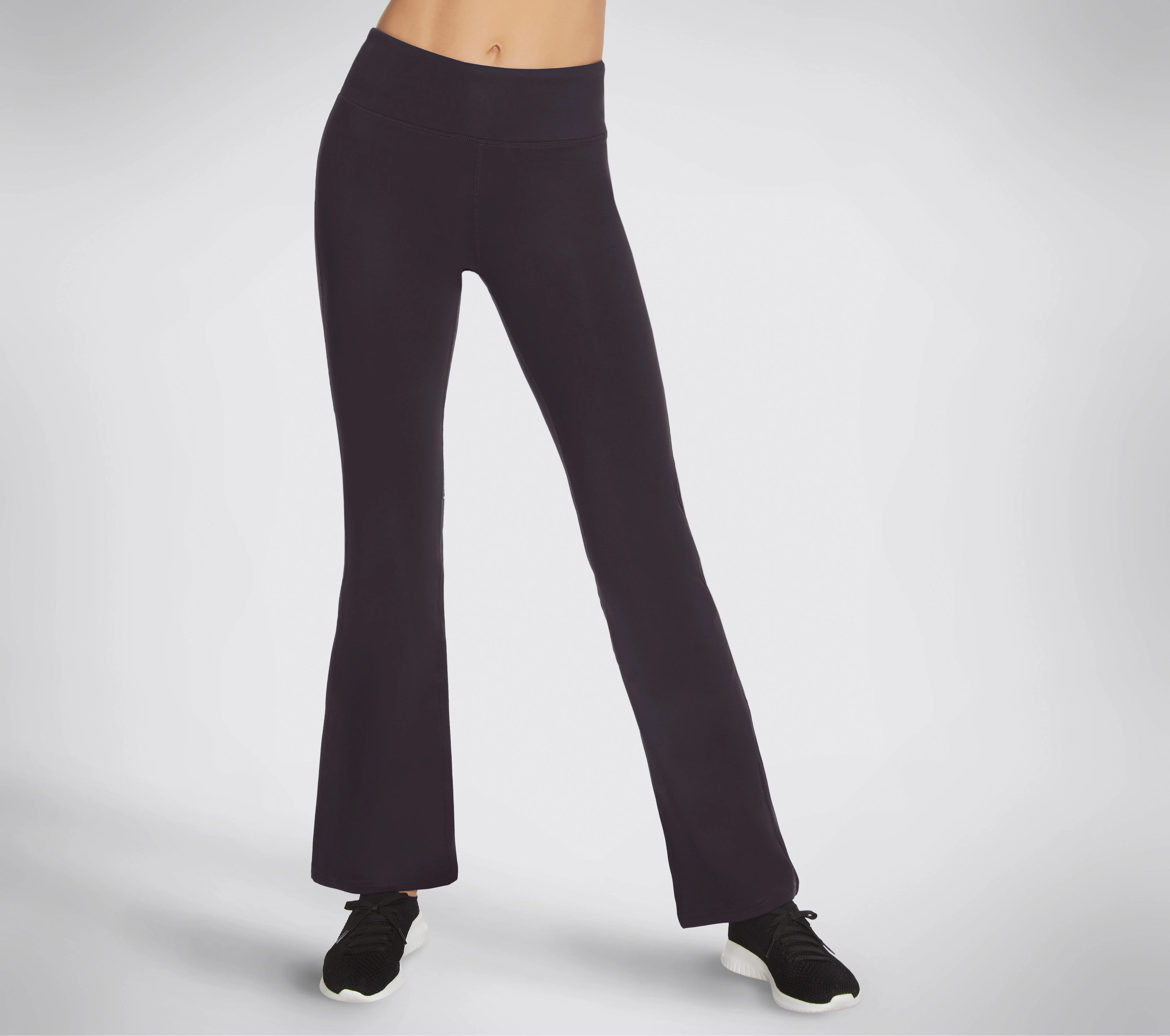 Skechers Black Gowalk GoFlex High Waisted Flare Pants