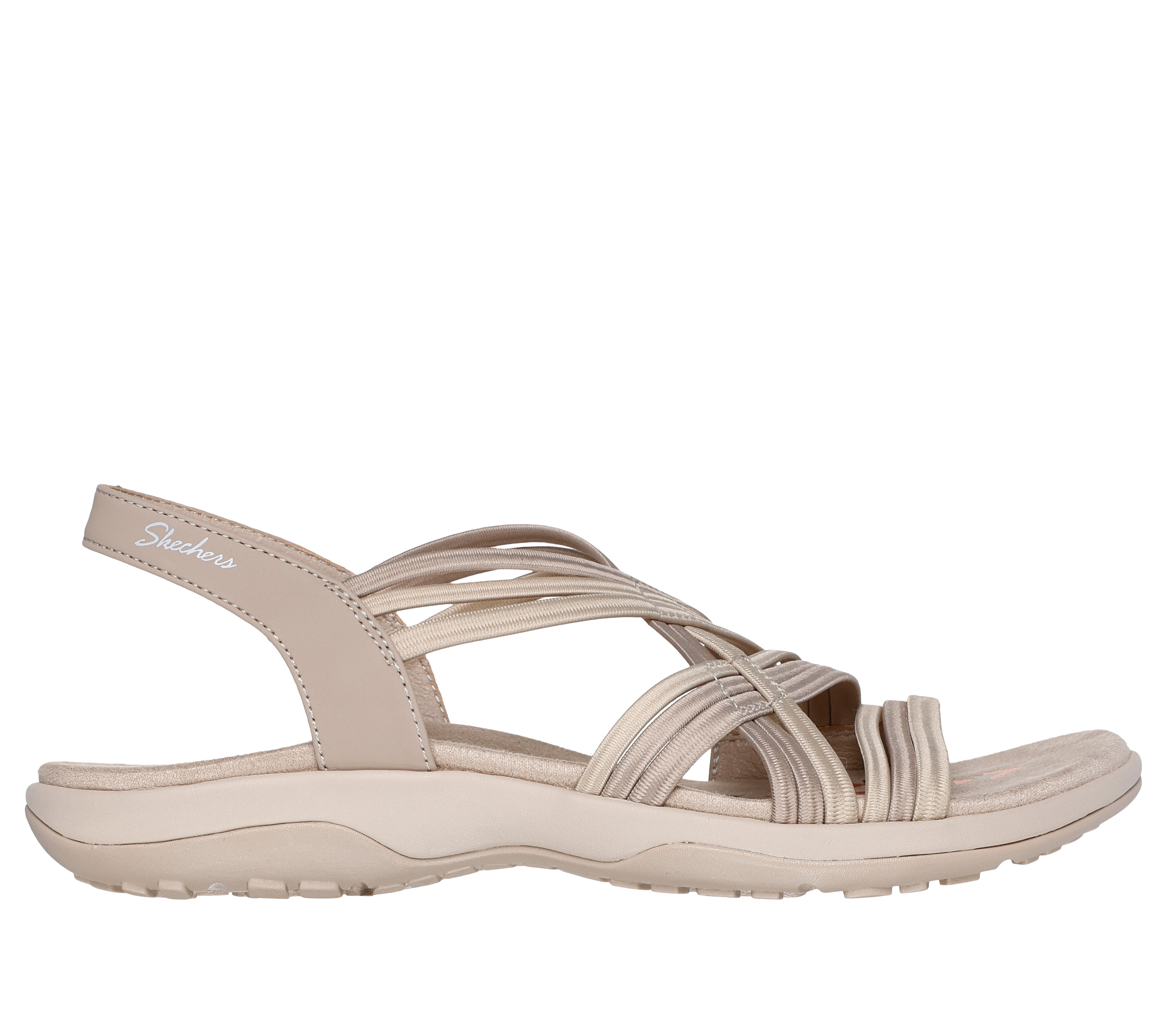 Skechers strappy slingback flat sandals top