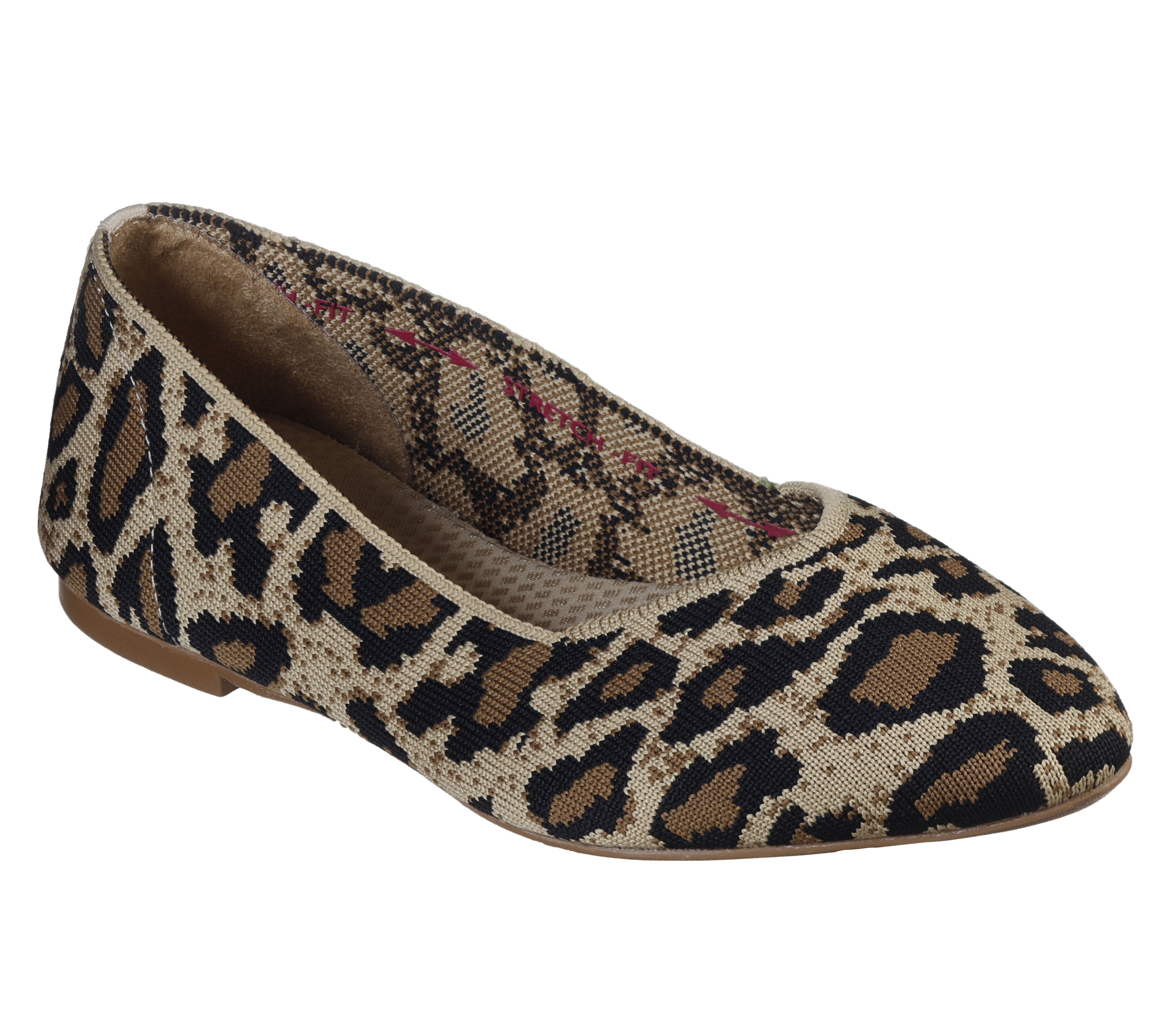 skechers cleo leopard