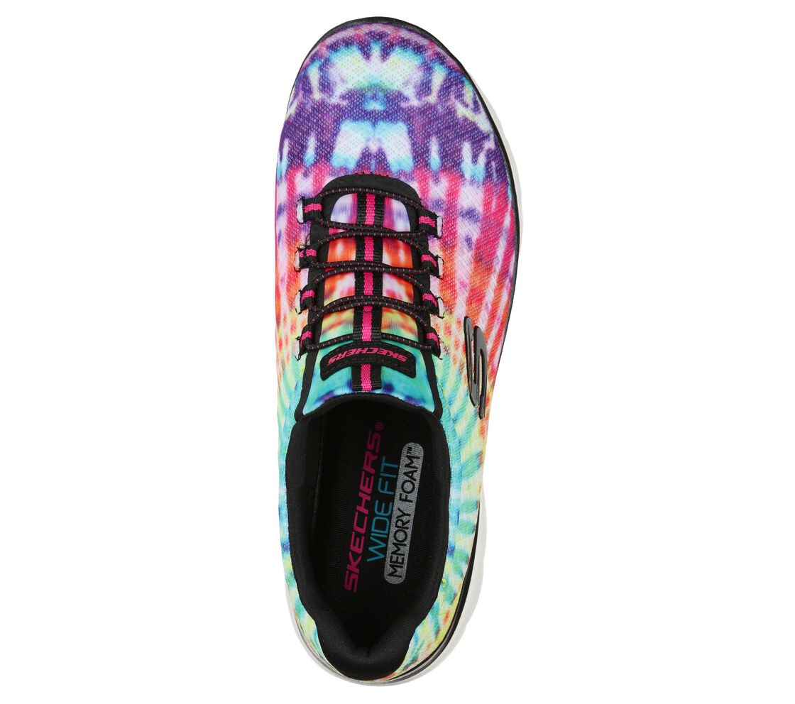 skechers summits looking groovy wide