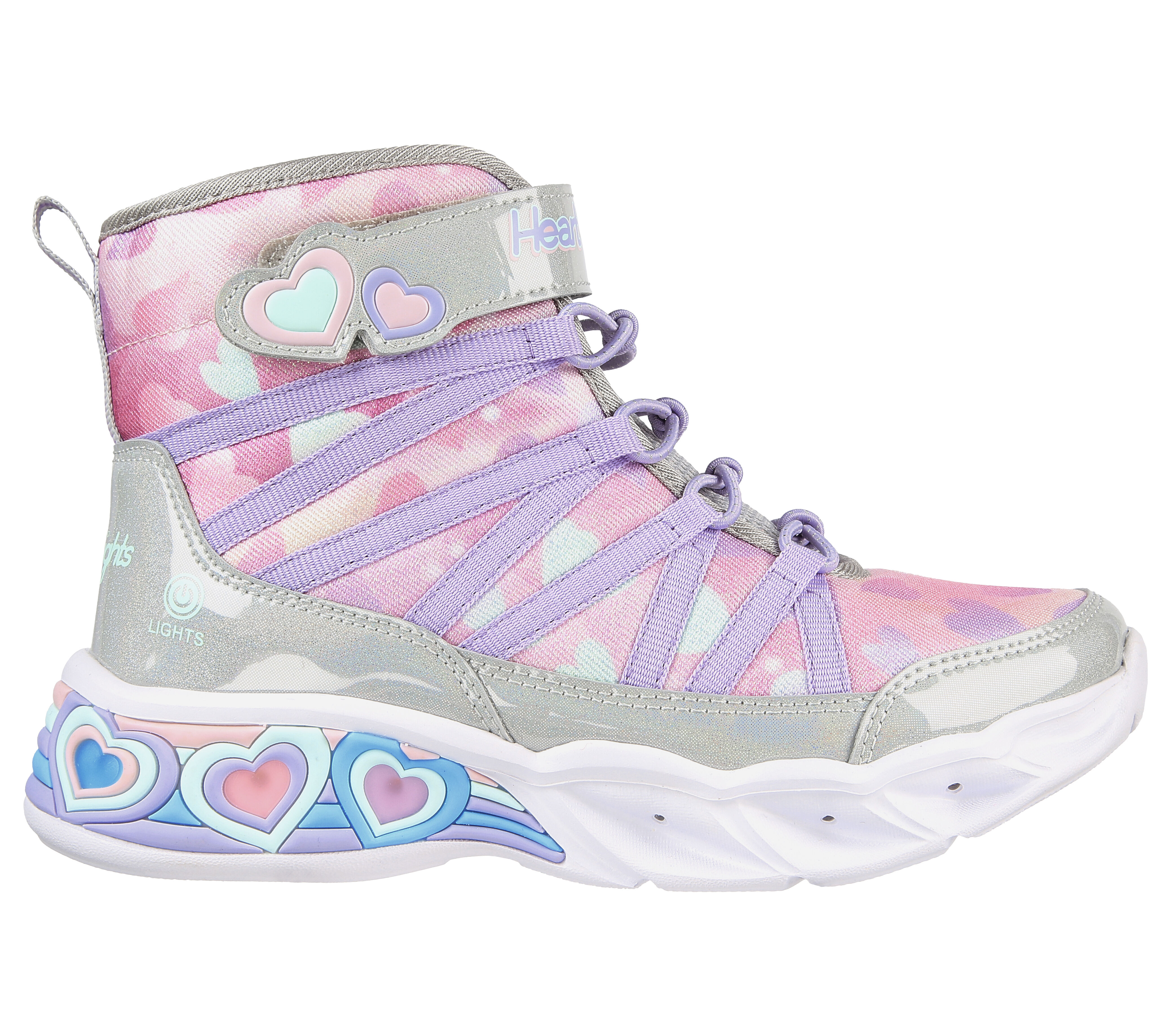 skechers light up rain boots