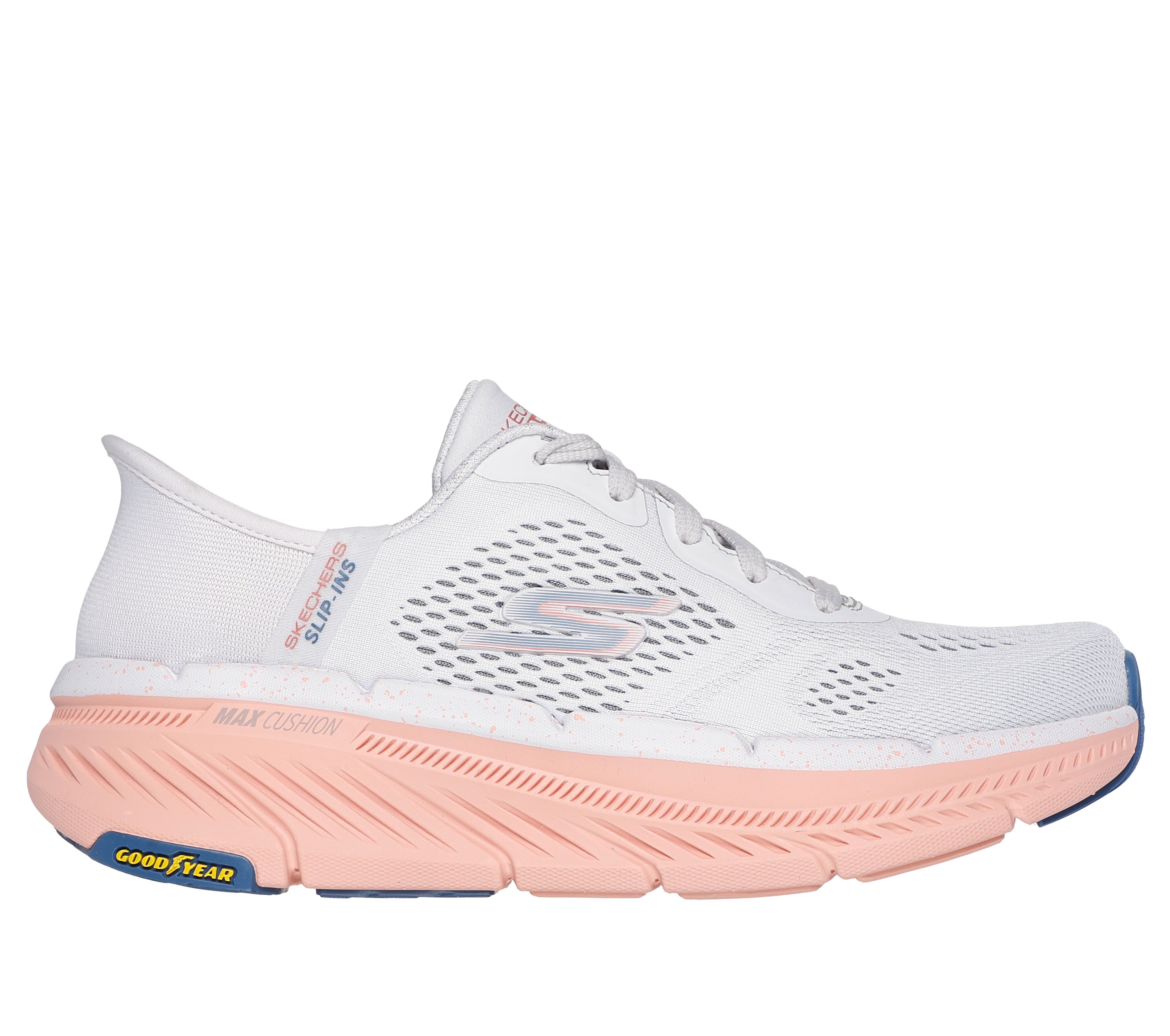 Skechers Women s Slip Ins Max Cushioning Premier 2.0 Alora Athletic Running Sneakers Light Gray Orange Size 10