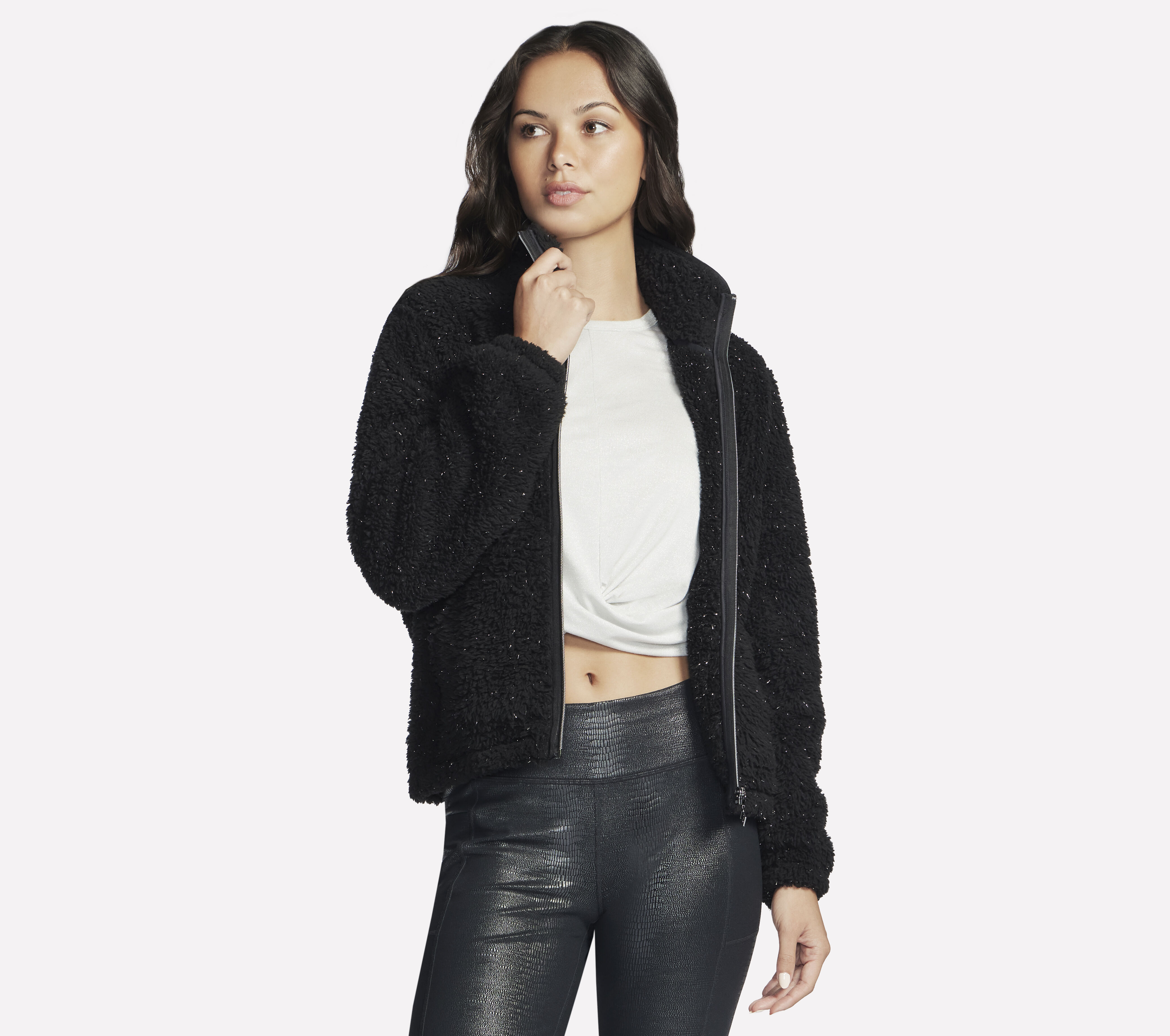GO SNUGGLE Sherpa Jacket SKECHERS