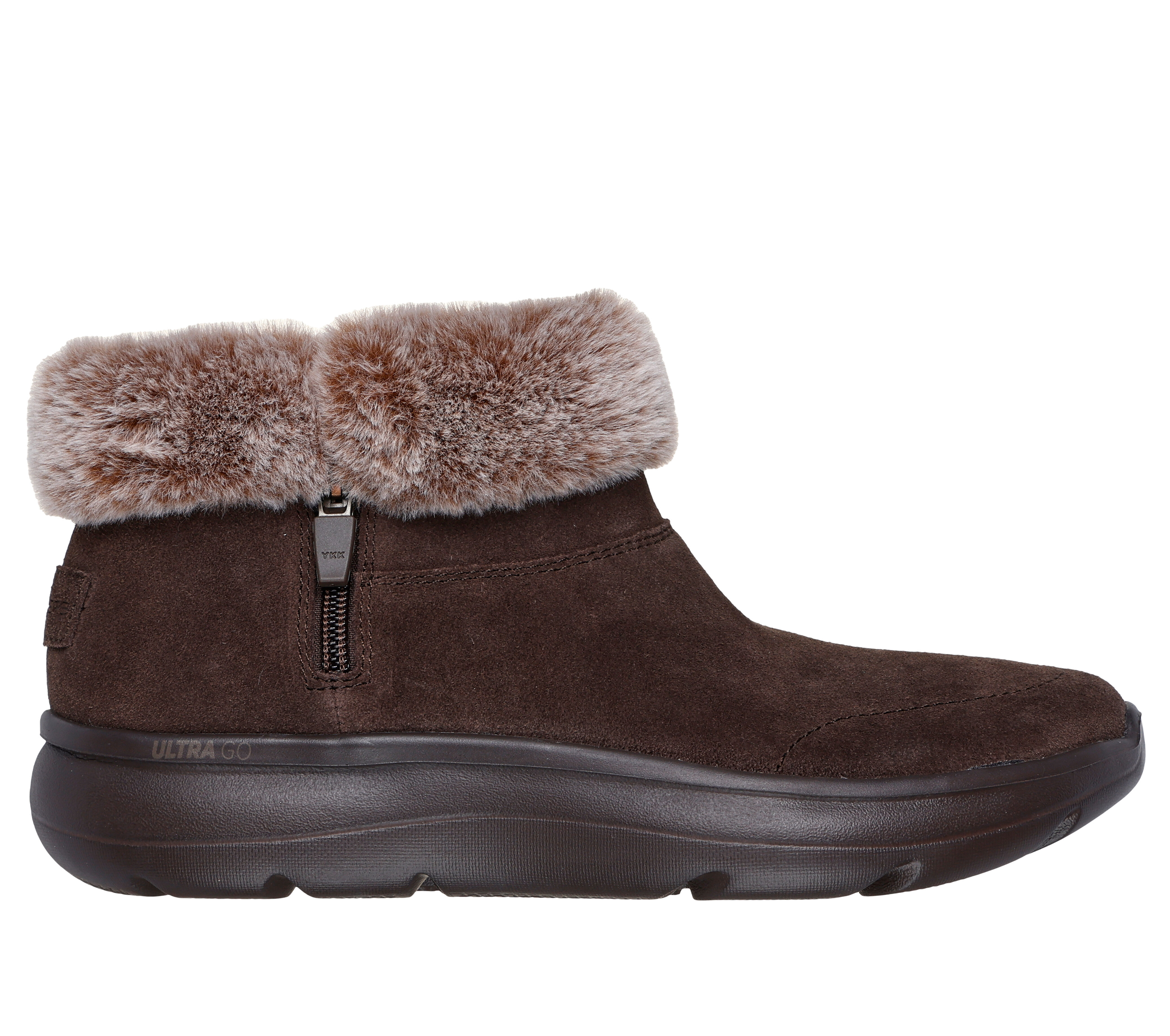 Skechers go walk winter chocolate on sale