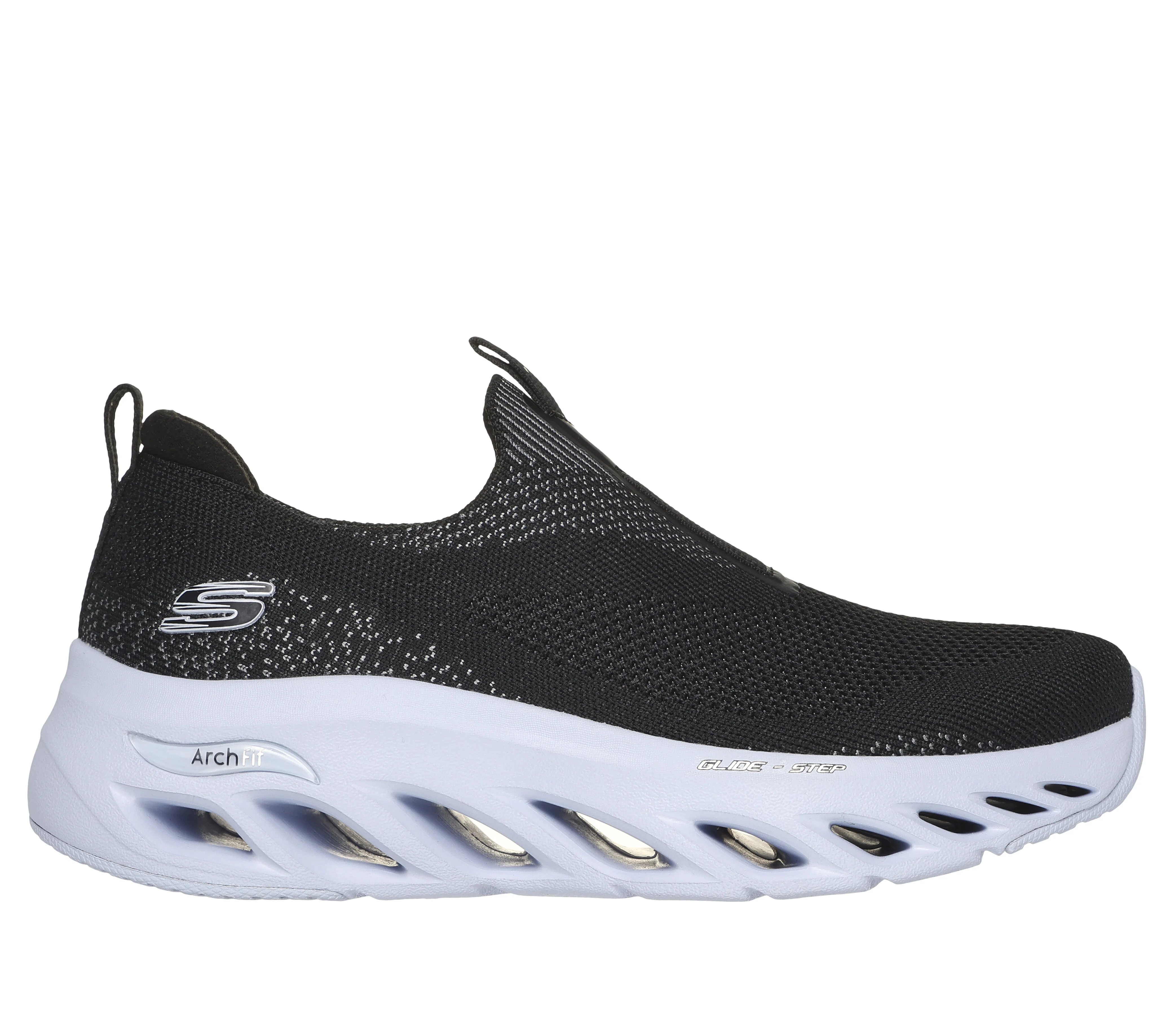 Skechers cool step black sale