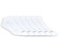 6 Pack Half Terry Socks, WHITE, large image number 0