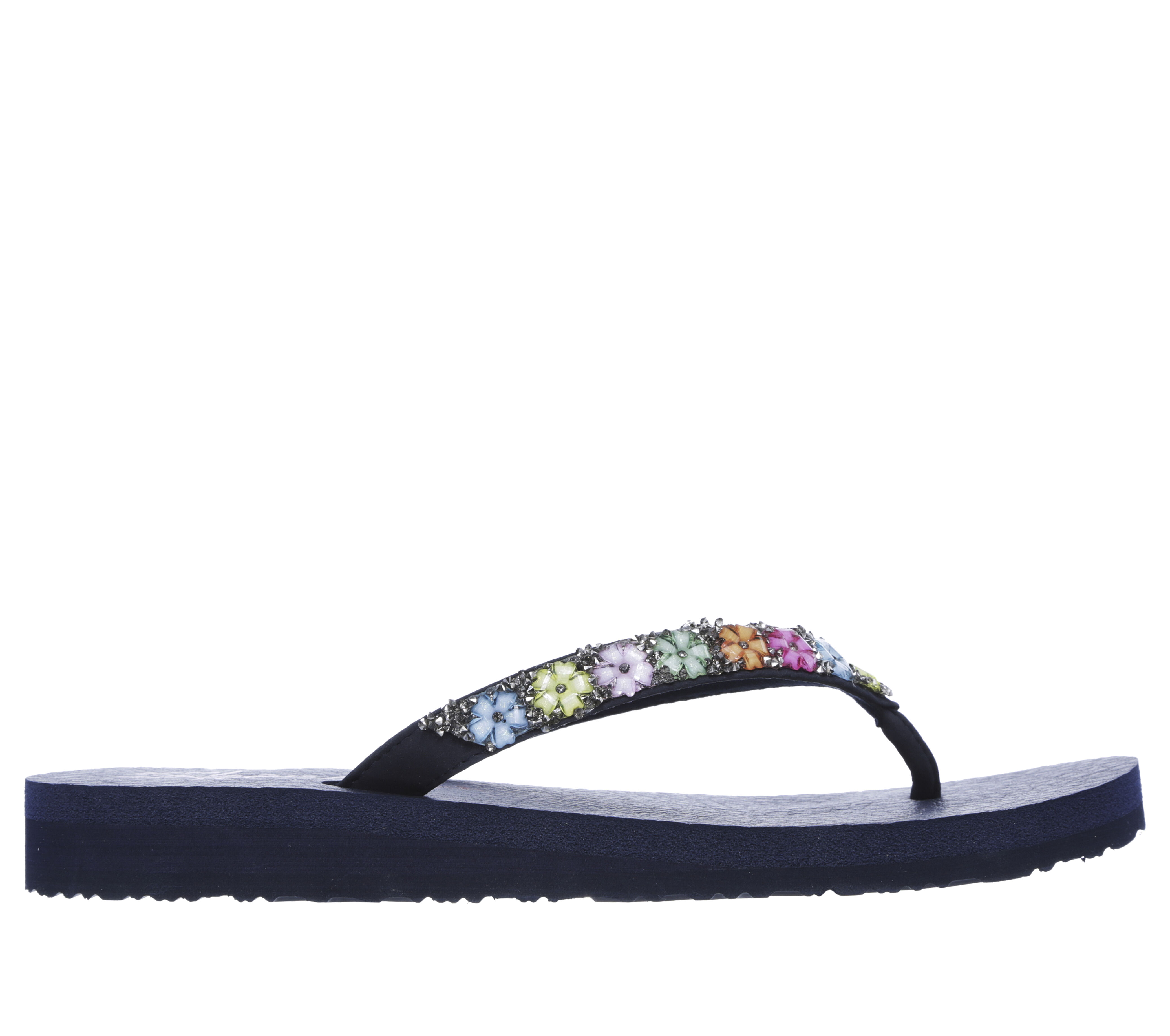 skechers meditation daisy delight navy