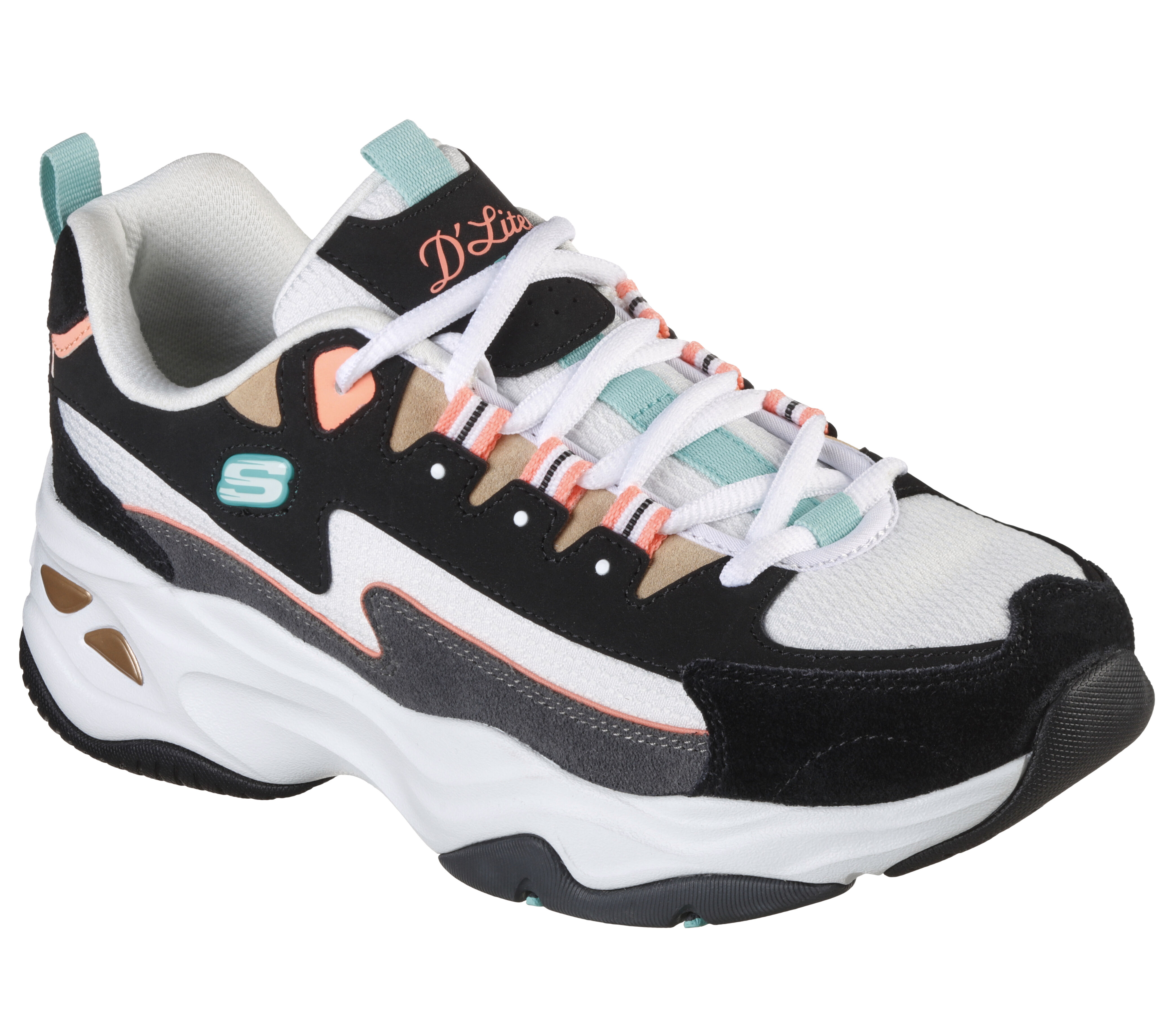 Skechers d lite noir on sale