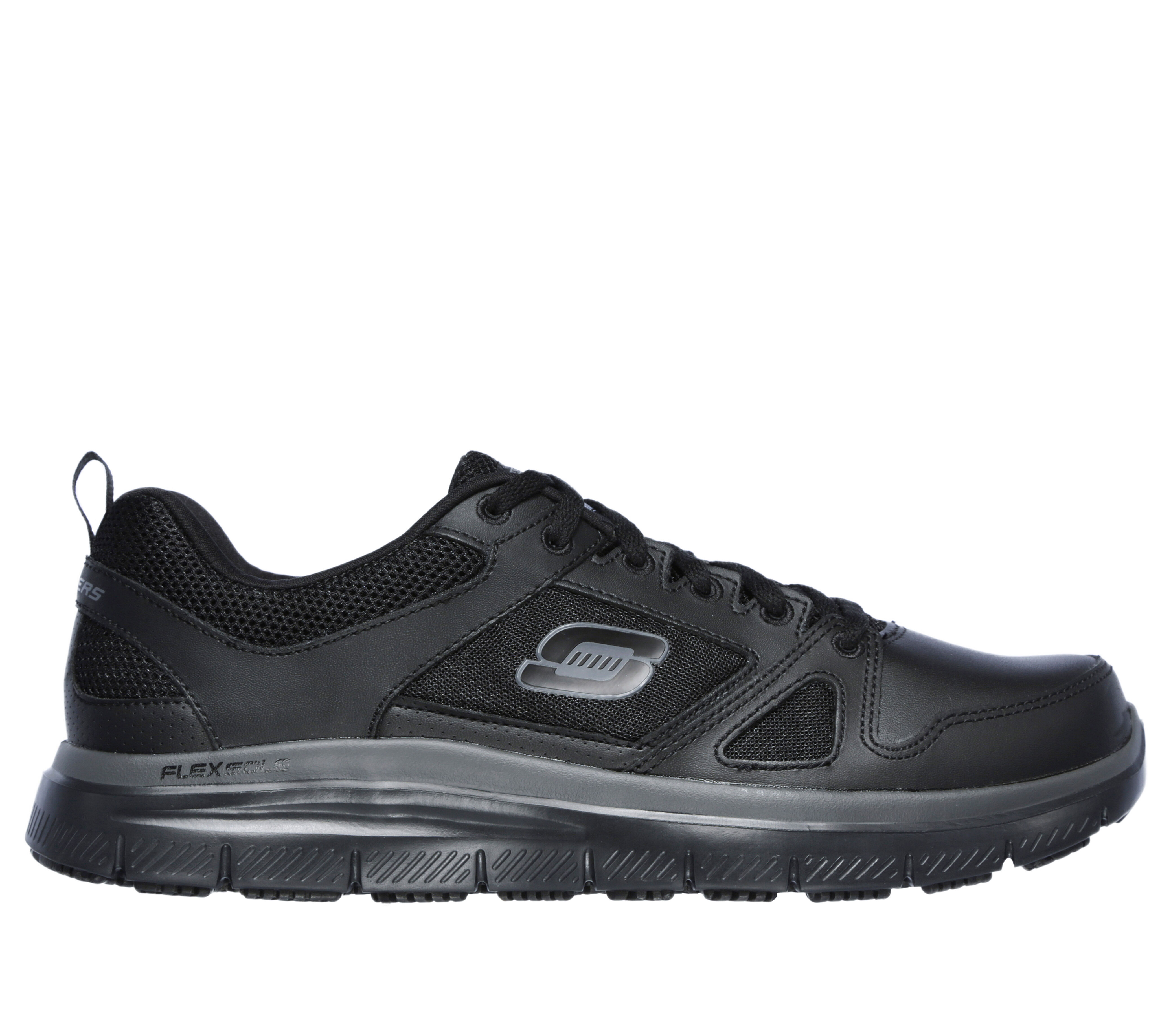 skechers non slip mens shoes