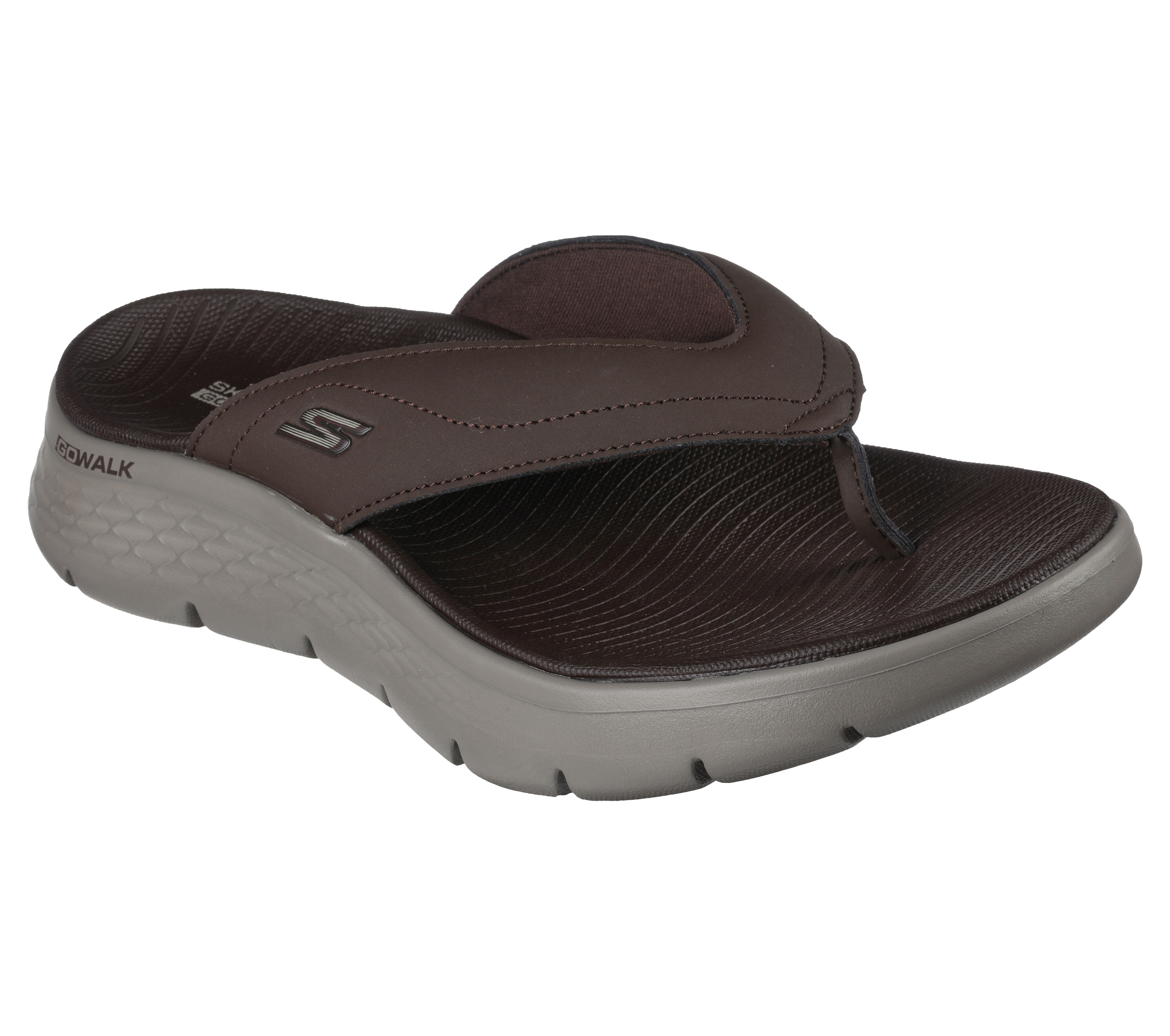 Skechers go walk flip flops mens outlet