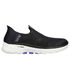 Skechers Slip-ins: GO WALK 6 - Fabulous View, BLACK / LAVENDER, swatch
