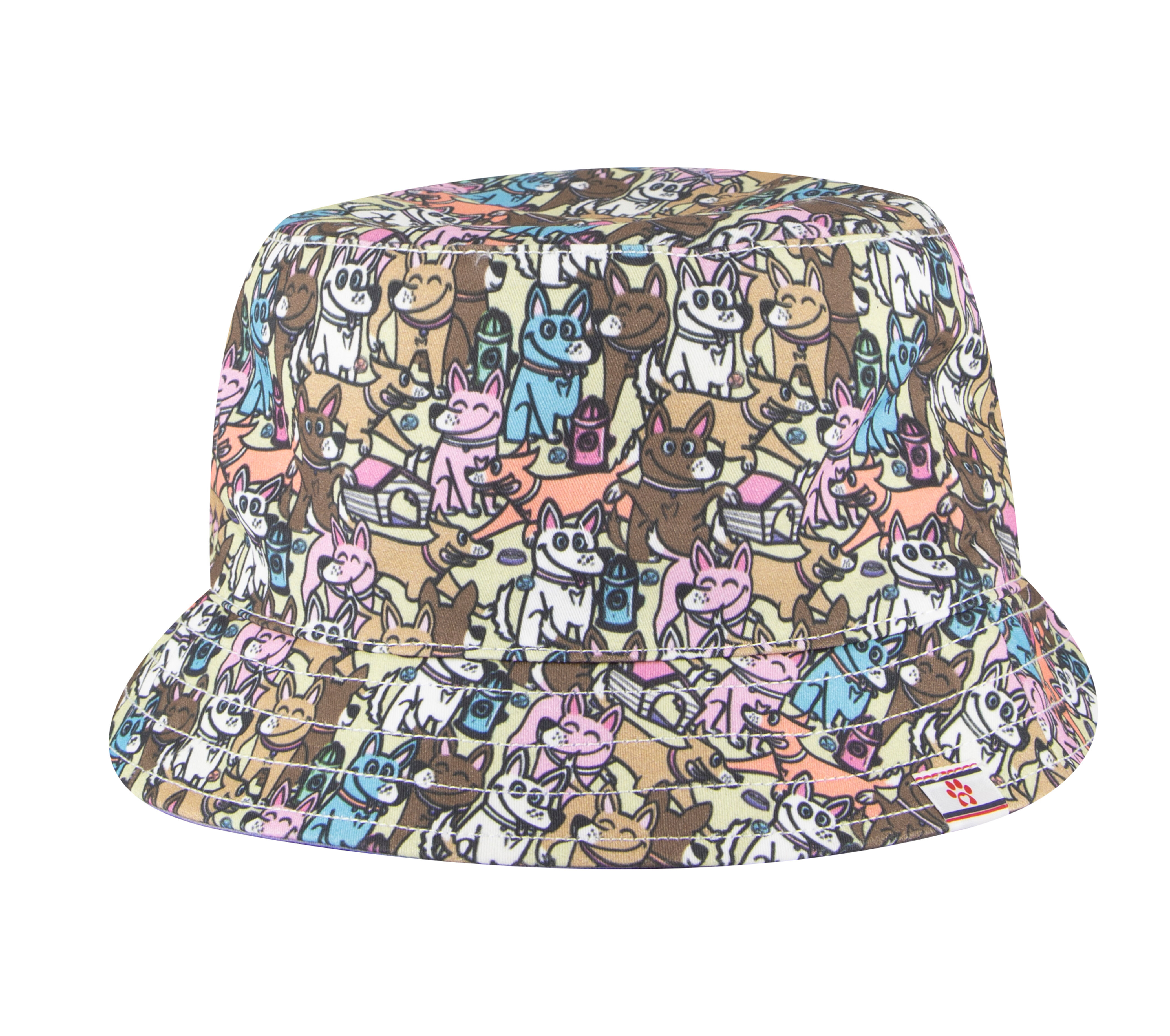 BOBS Puppy Party Reversible Bucket Hat