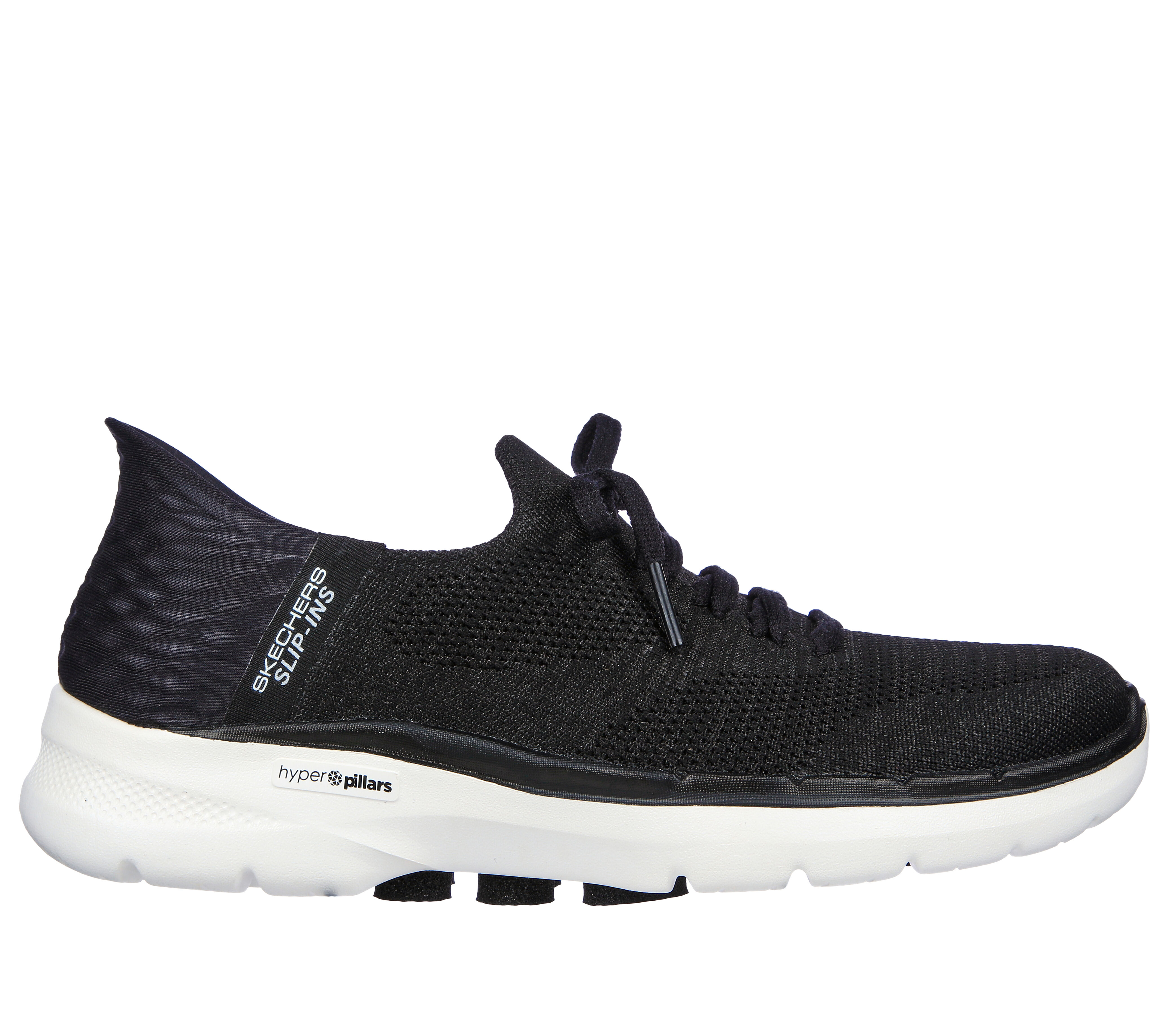 Skechers black tennis shoes clearance