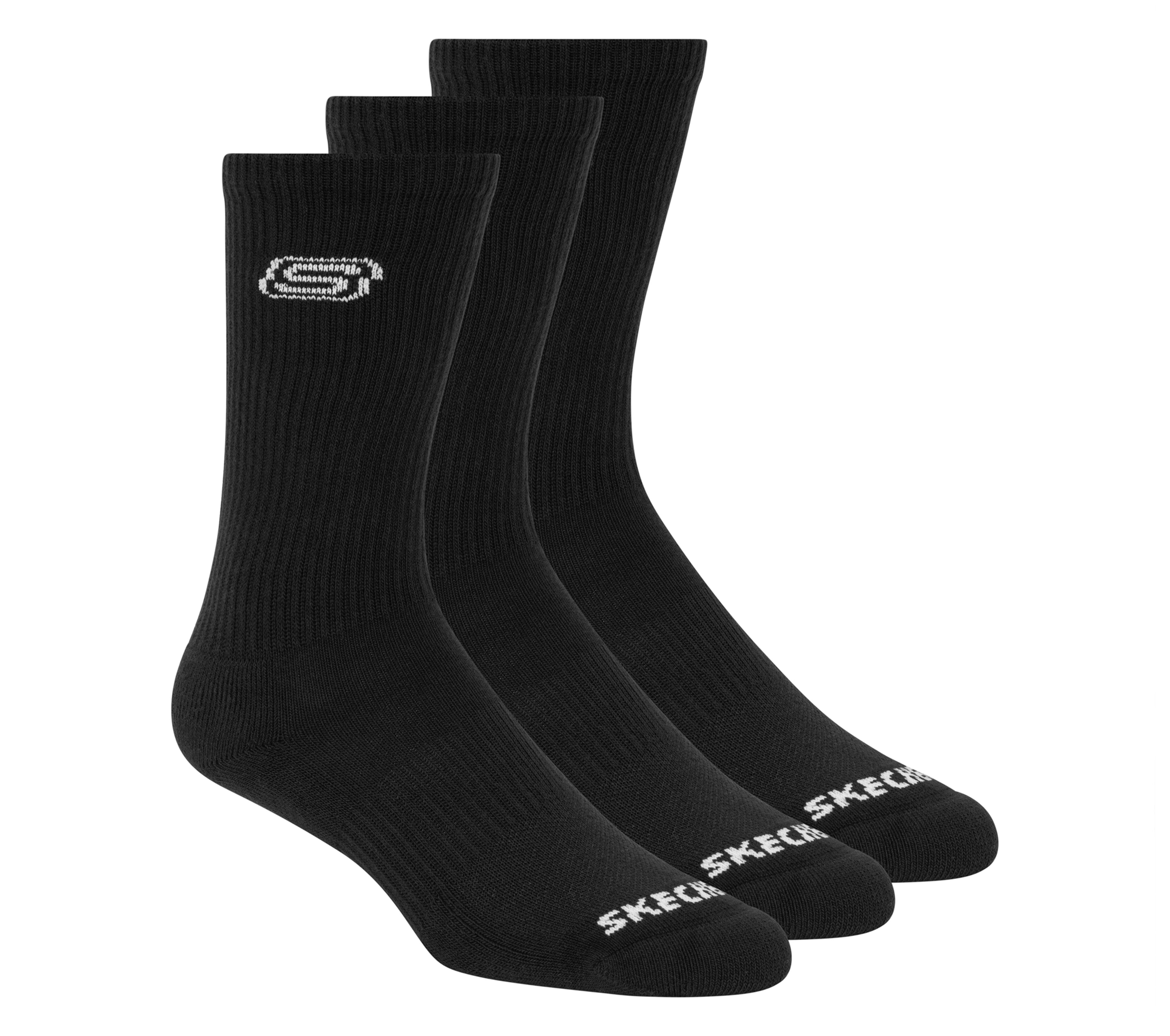 Skechers ultra sock black deals