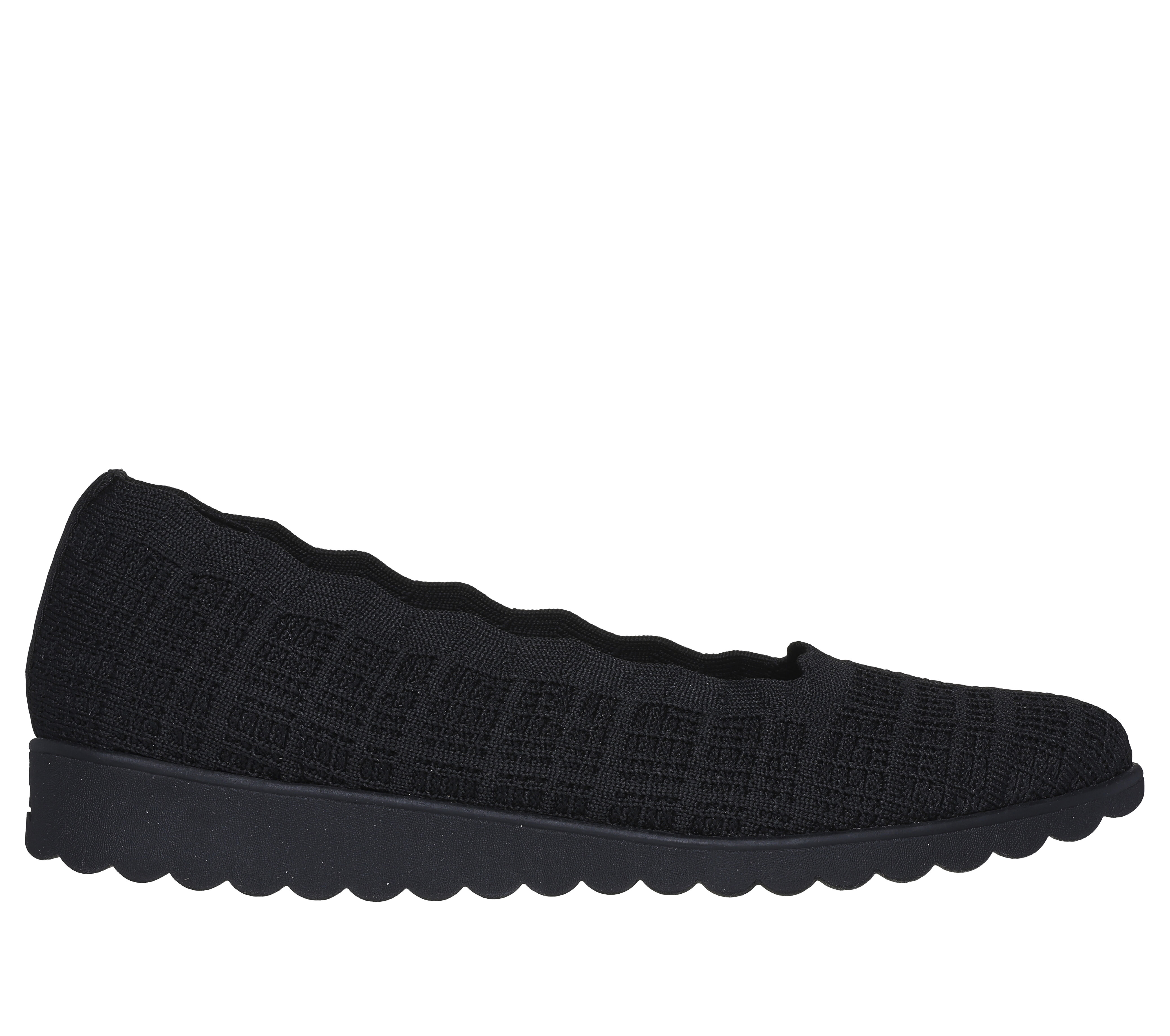 Skechers clearance black flats