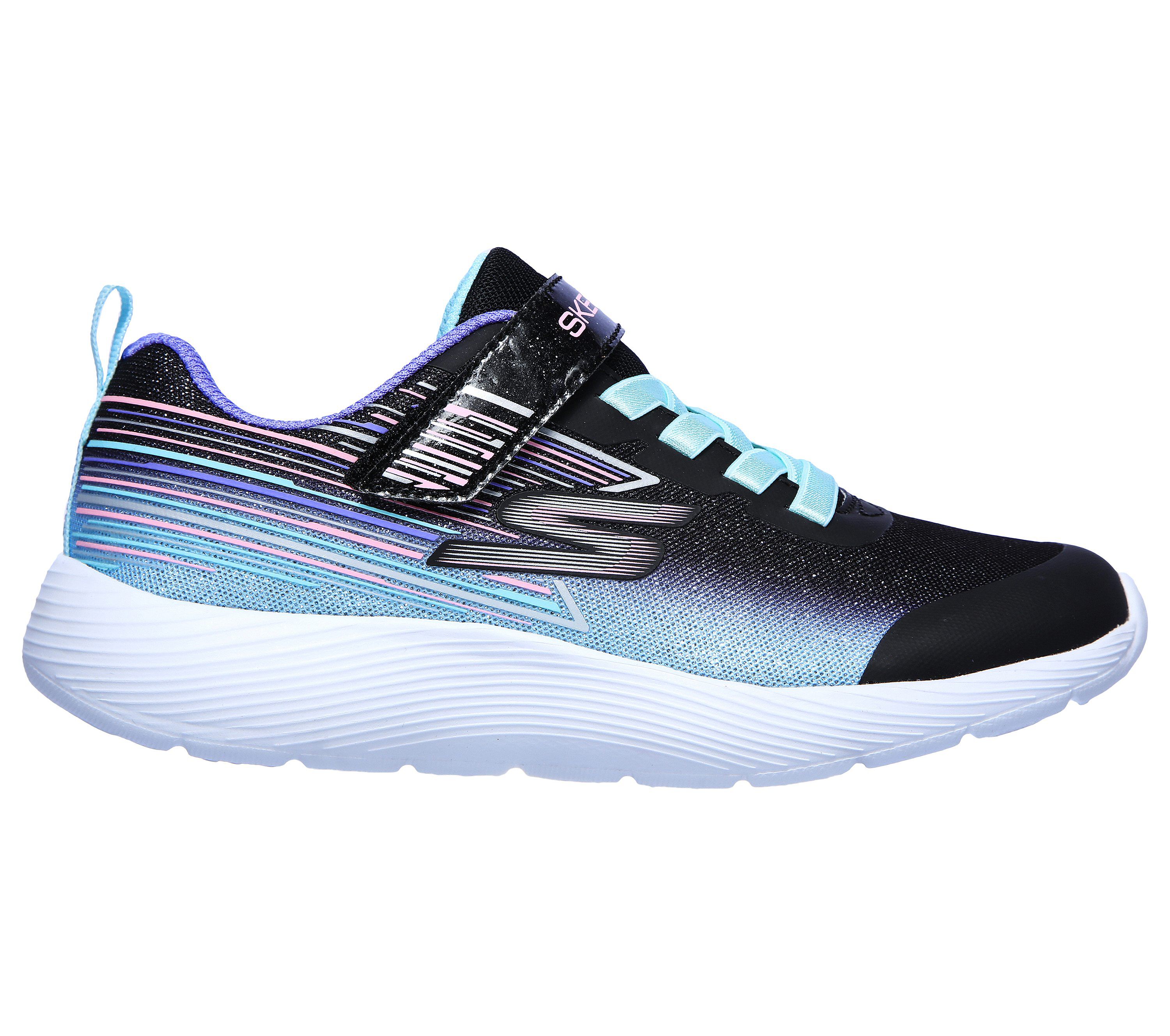 skechers girls black shoes