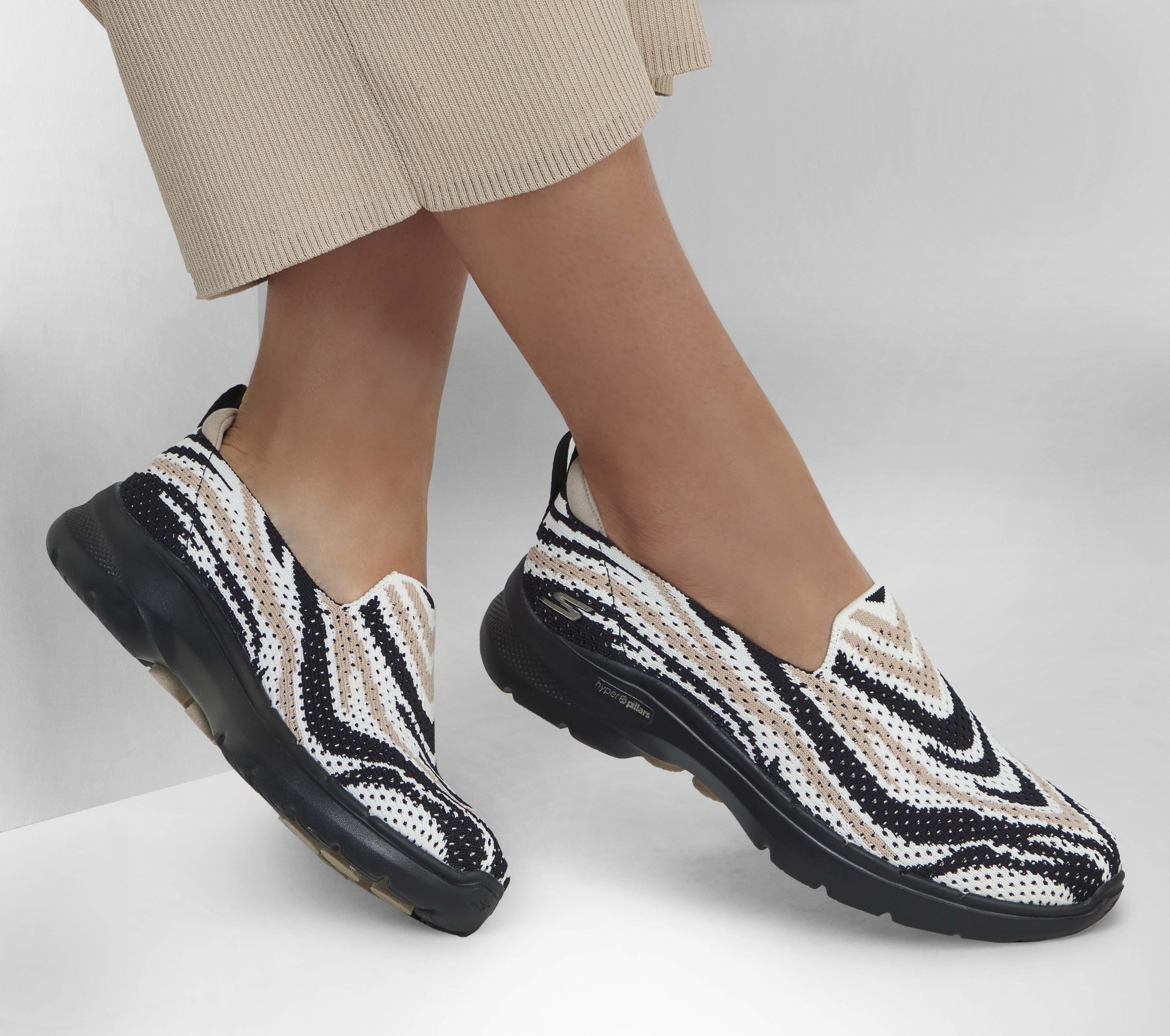 Skechers on the go navy stripe outlet