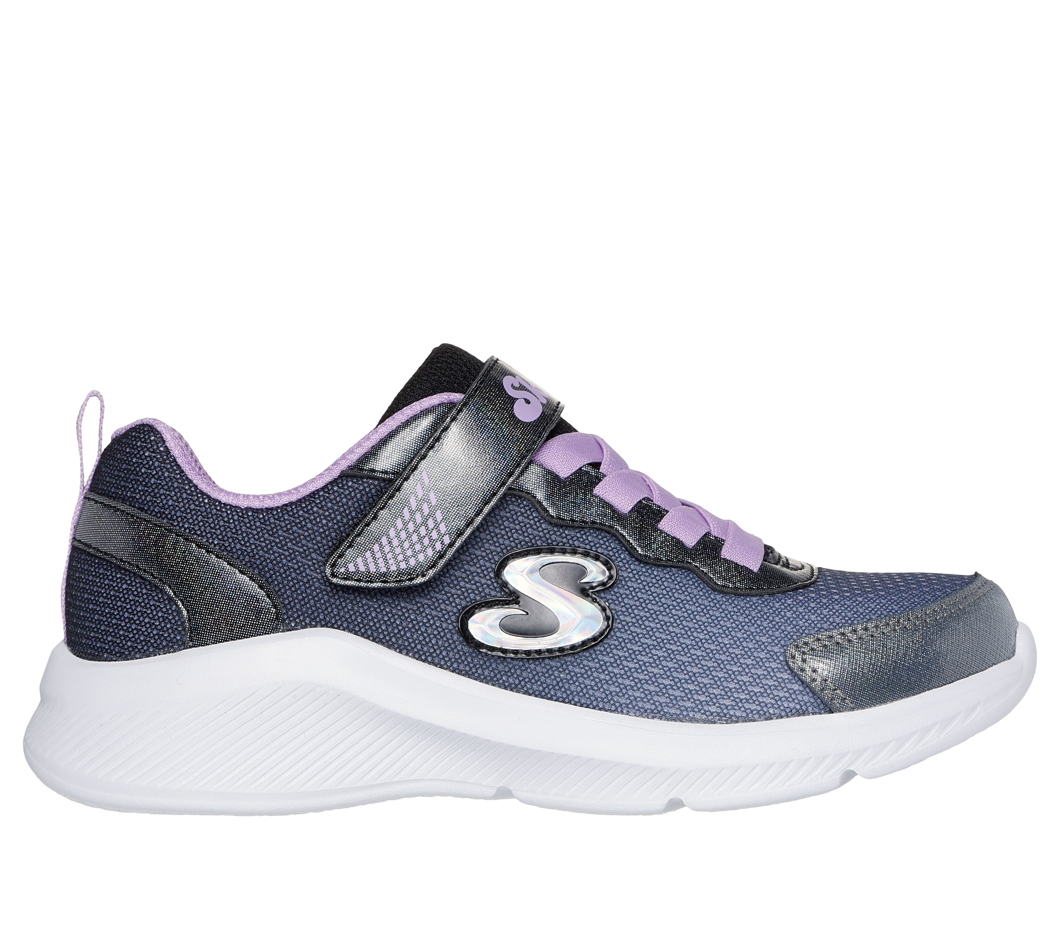 Skechers Kids Sole Swifters Girls Shoes Black Lavendar 2 Little Kid M