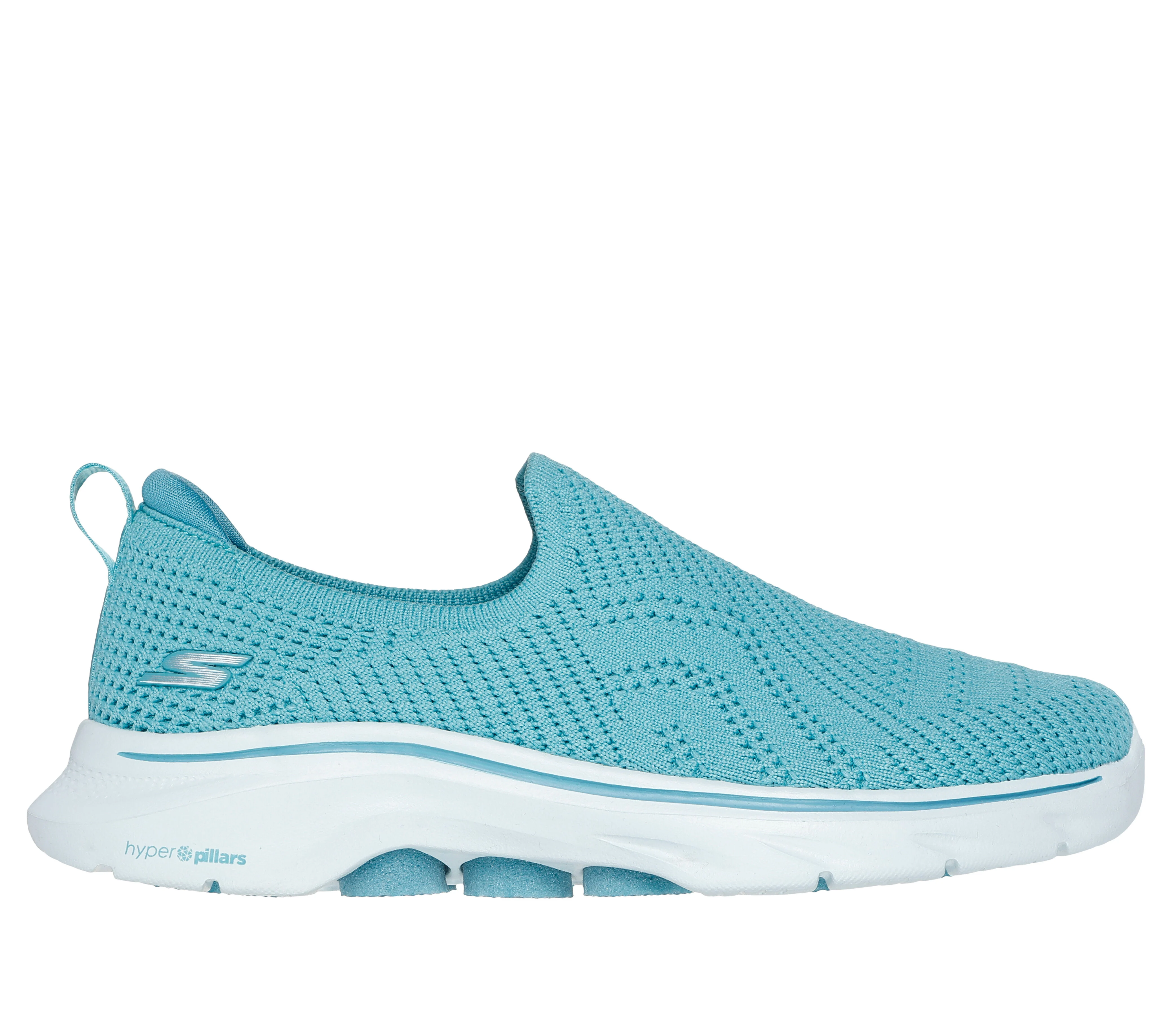 Teal skechers go walk top