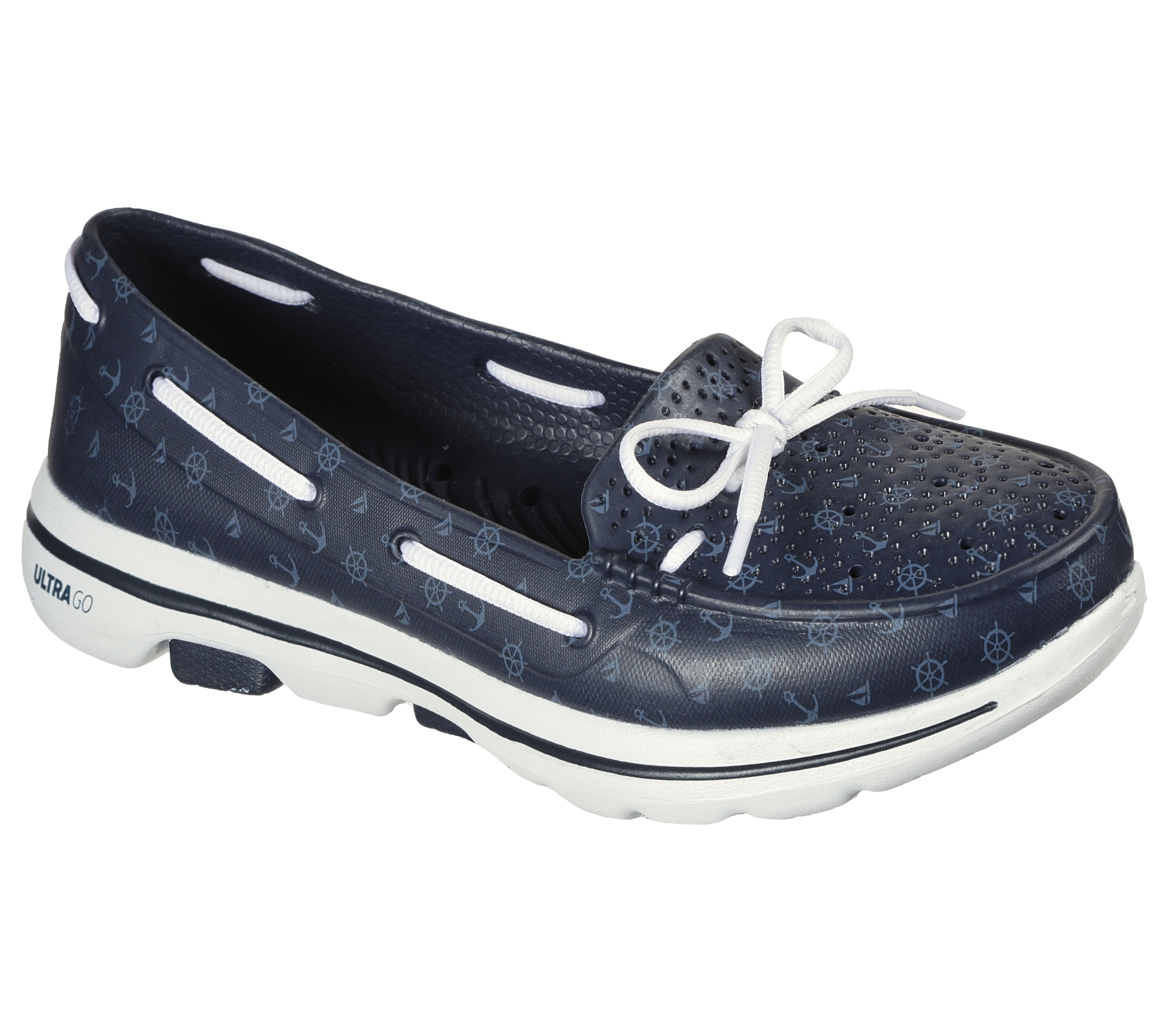 navy skechers size 5