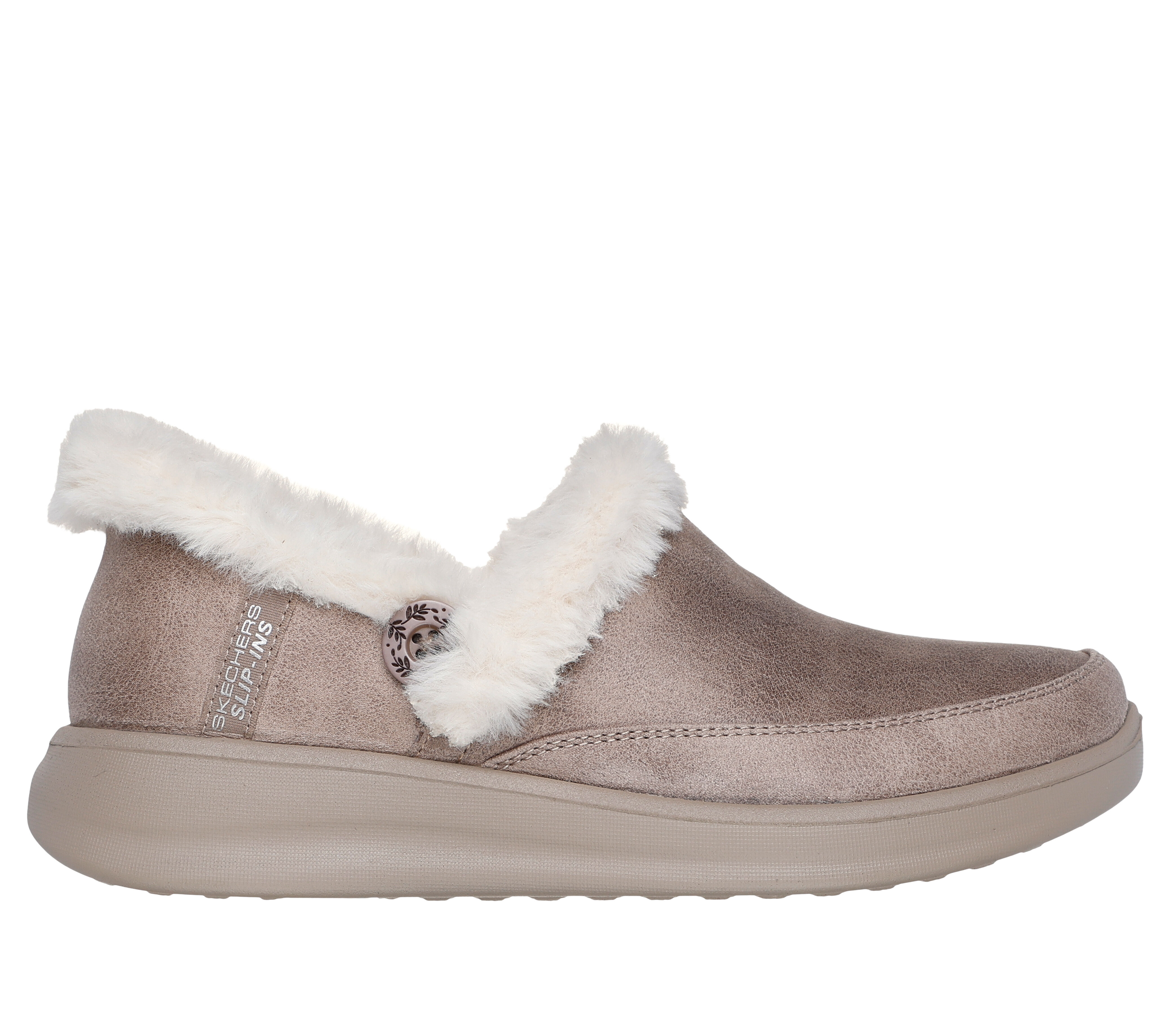 Skechers USA Slip ins Cozy Escape 168114 6.5 Women s Taupe
