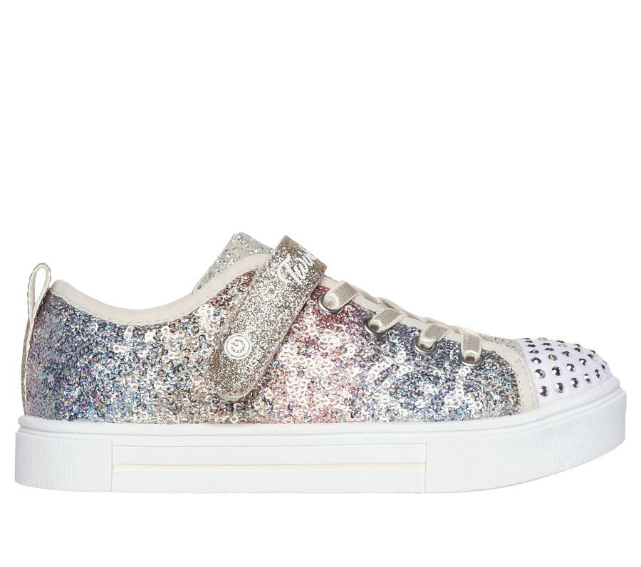 Skechers twinkle toes gold cheap