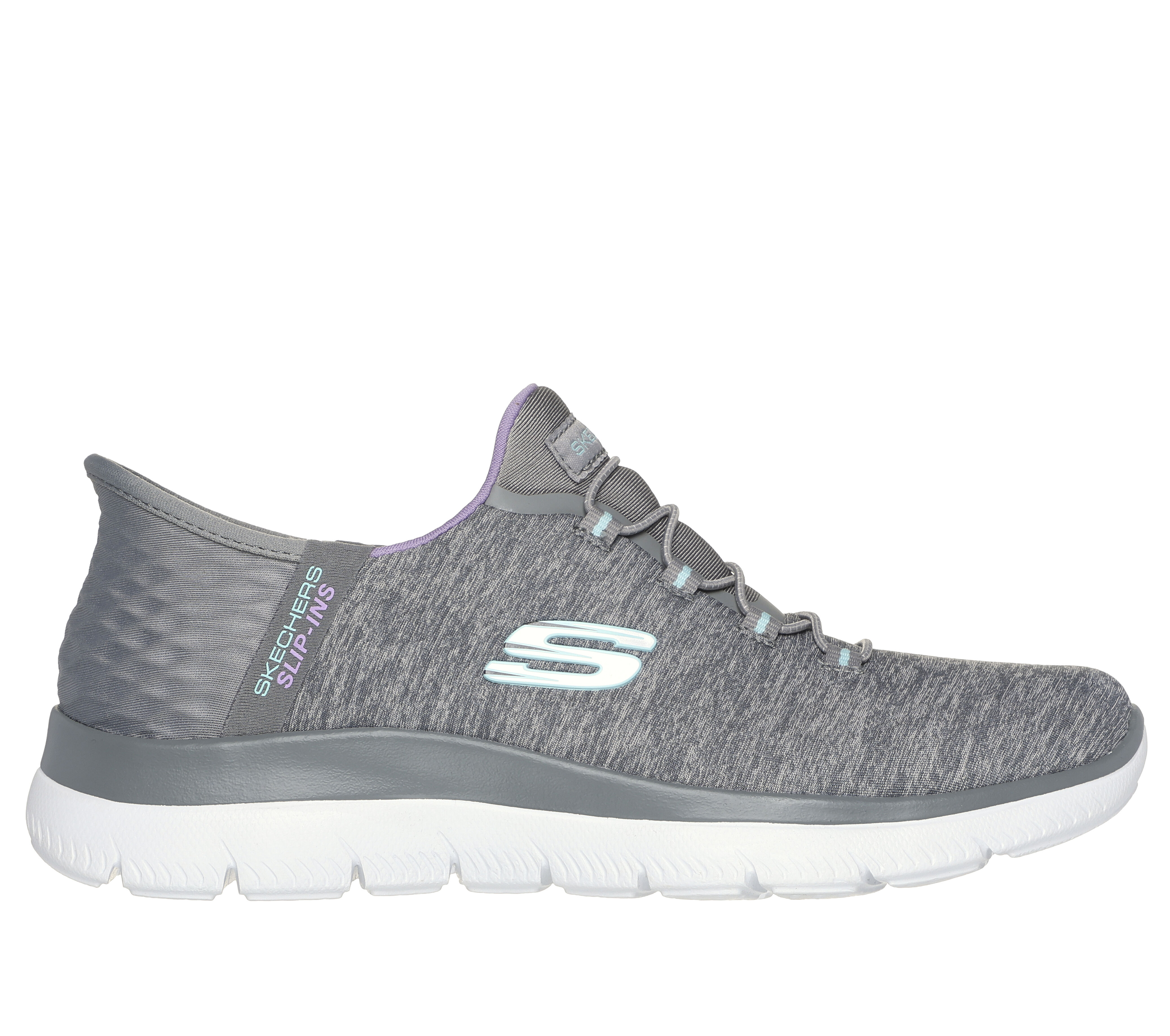 Black and grey skechers online