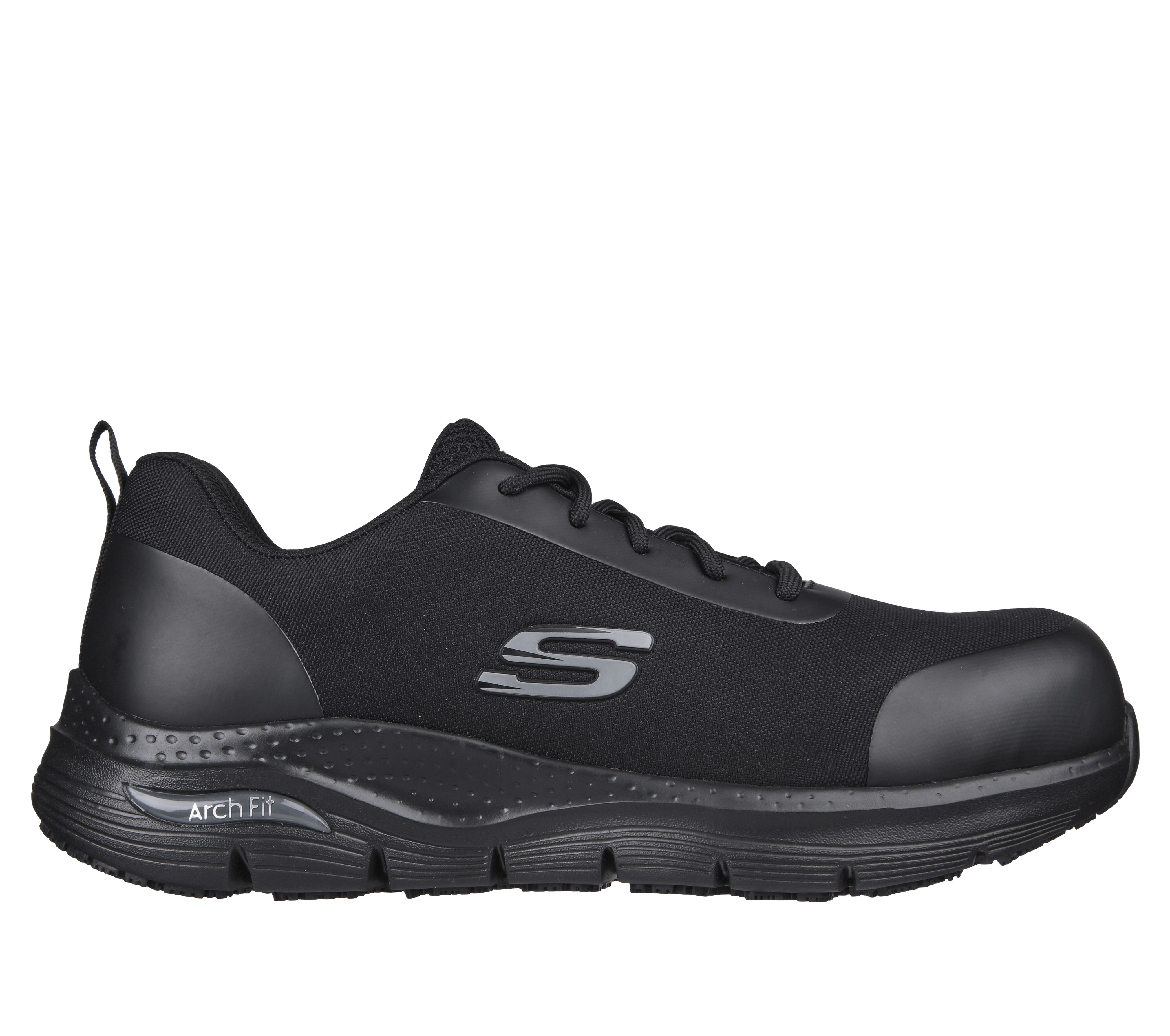 skechers white non slip shoes