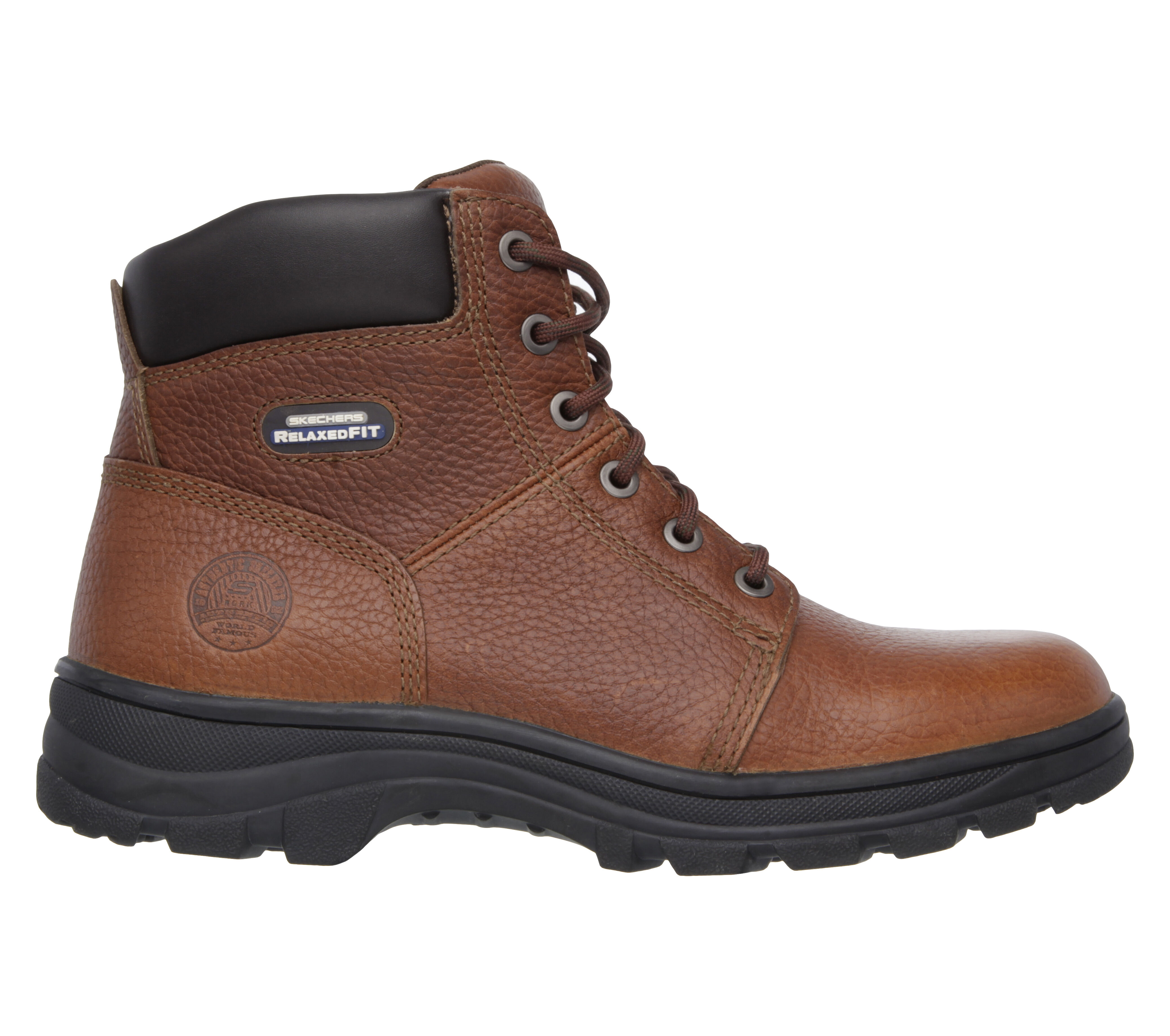skechers for work men's workshire relaxed fit work steel toe boot