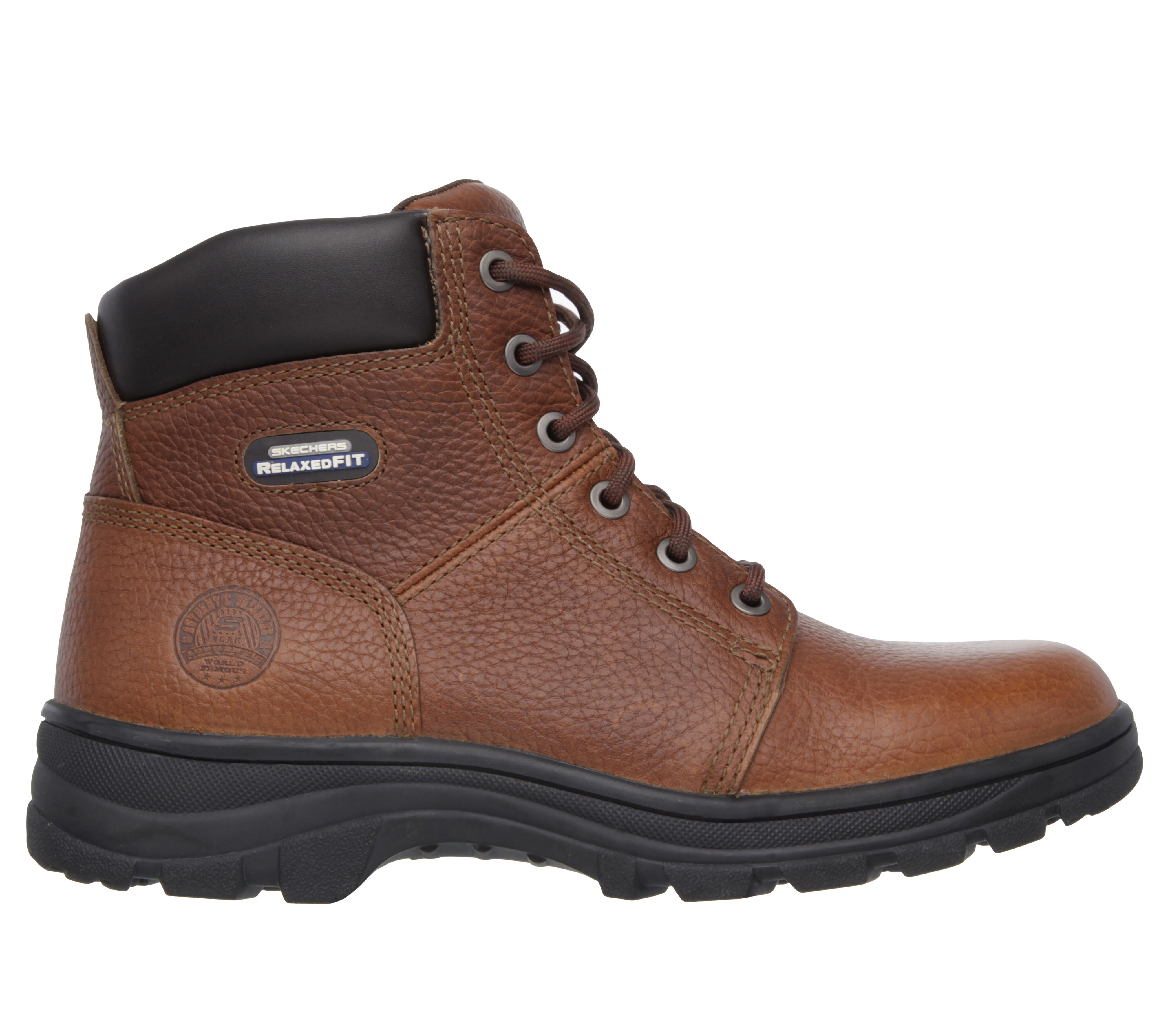 skechers for work men's workshire relaxed fit work steel toe boot