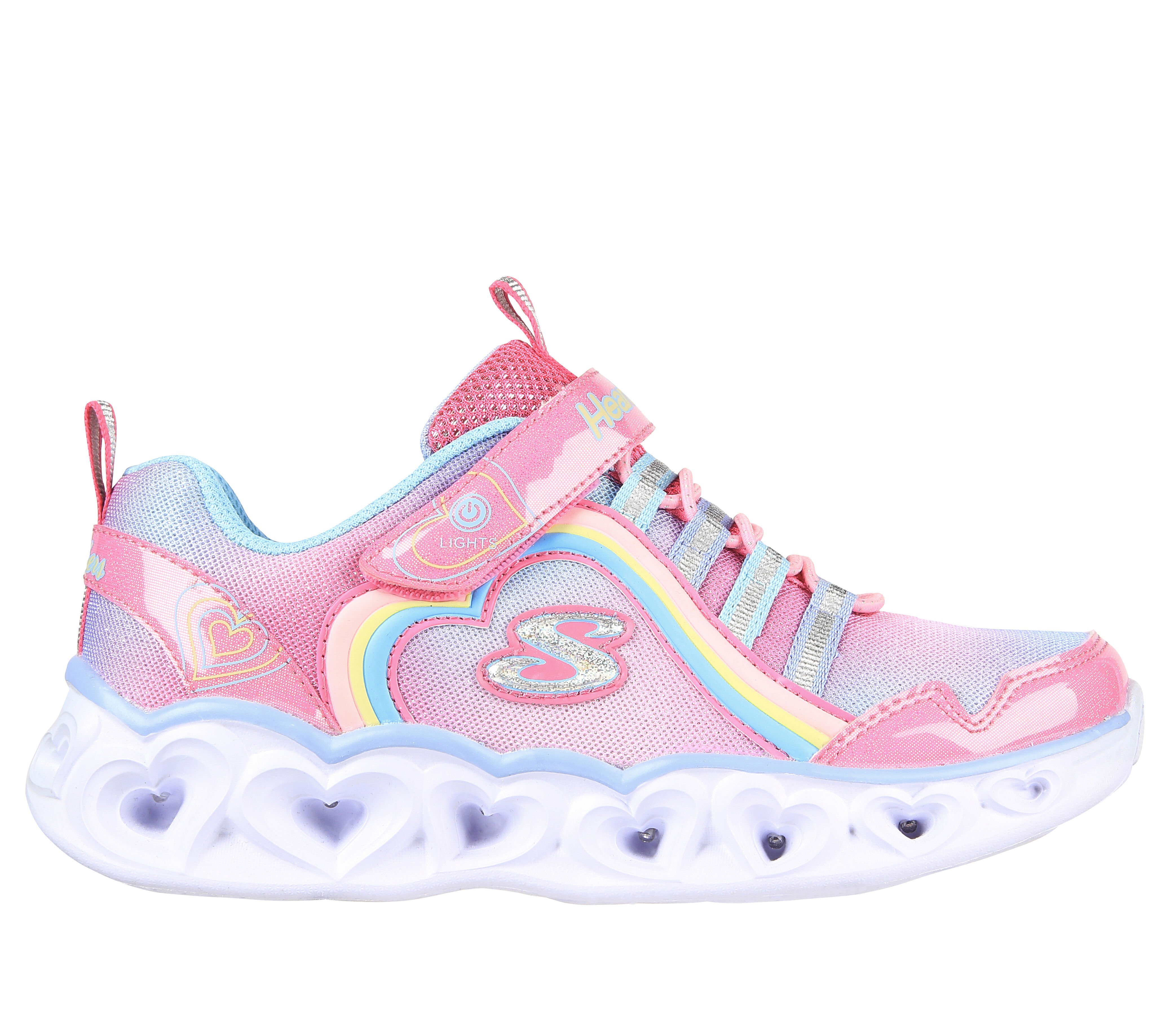 skechers light up shoes zip up
