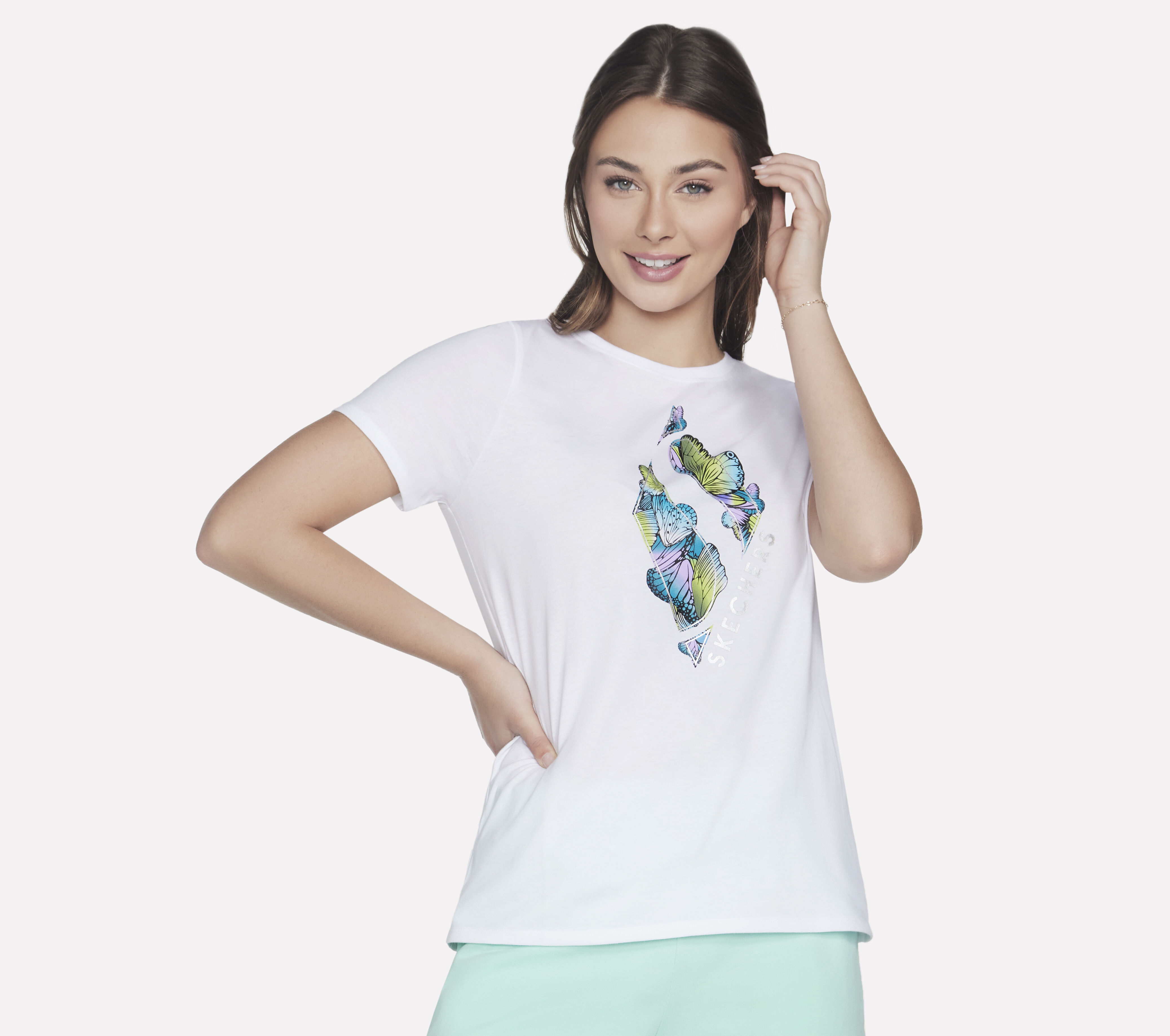 Butterfly Shadow Diamond Tee