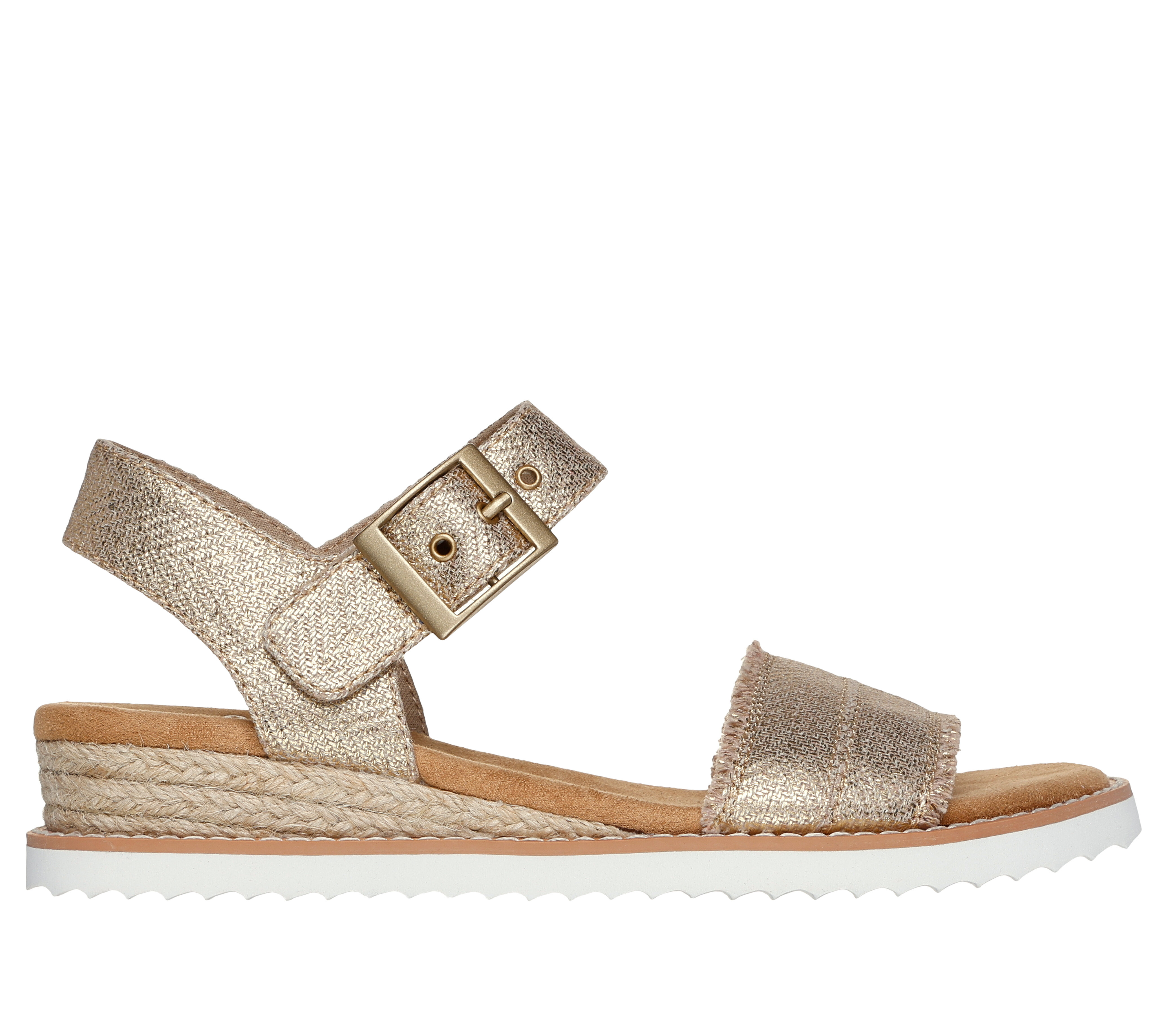 Skechers rose gold sandals on sale