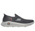 Skechers Slip-ins: GO WALK Anywhere - The Tourist, CHARCOAL, swatch