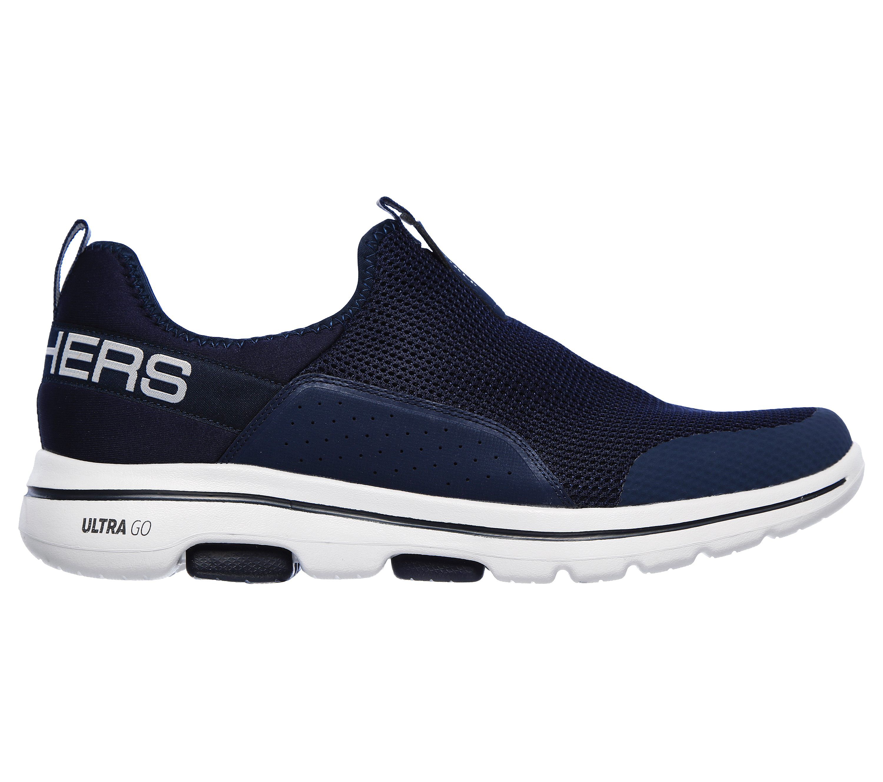 navy skechers go walk